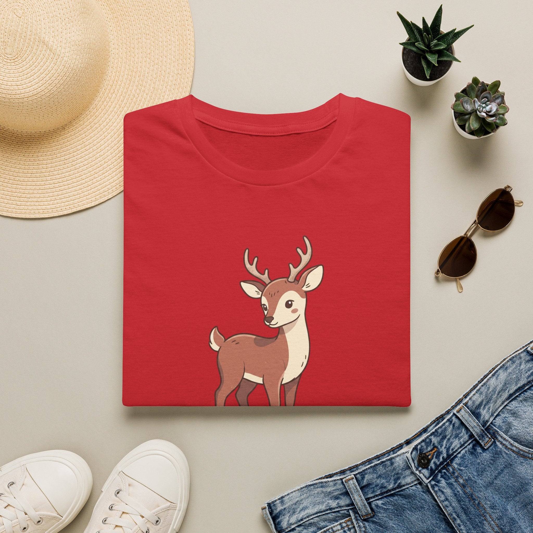 Cute Baby Deer T-Shirt — Adorable Fawn Graphic Tee for Nature Lovers