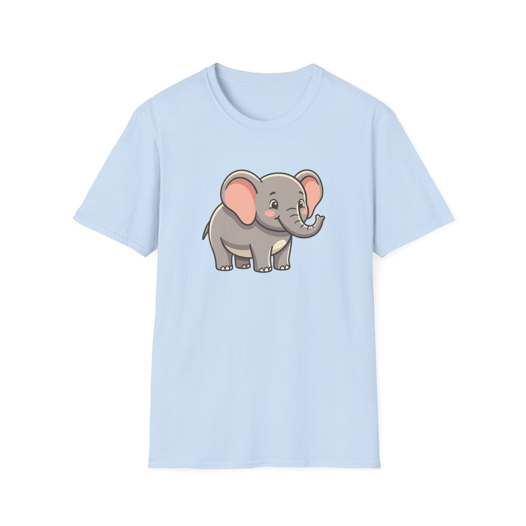 Cute Baby Elephant T-Shirt — Adorable Cartoon Graphic Tee for Kids & Animal Lovers