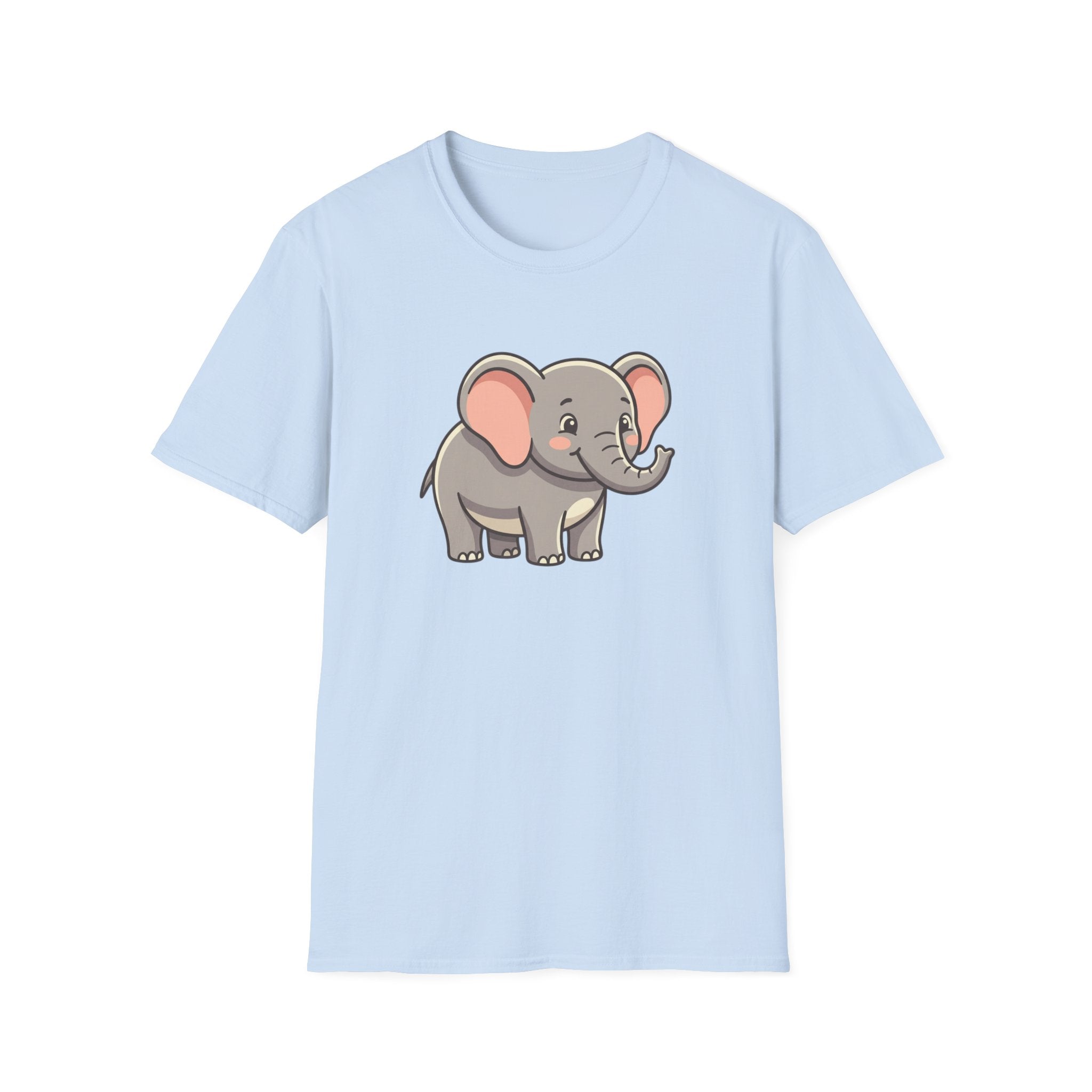 Cute Baby Elephant T-Shirt — Adorable Cartoon Graphic Tee for Kids & Animal Lovers