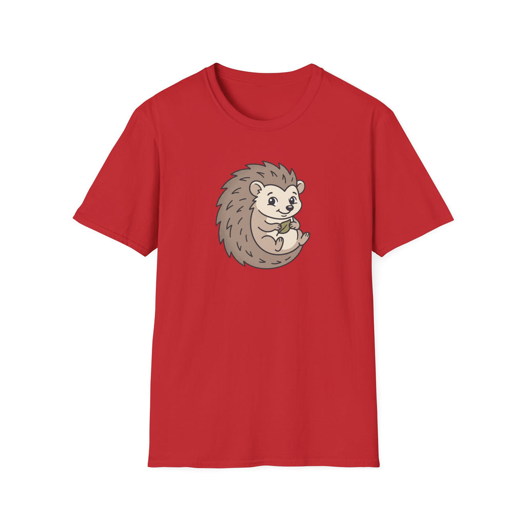 Hedgehog Cute Cartoon T-Shirt — Adorable Woodland Animal Tee