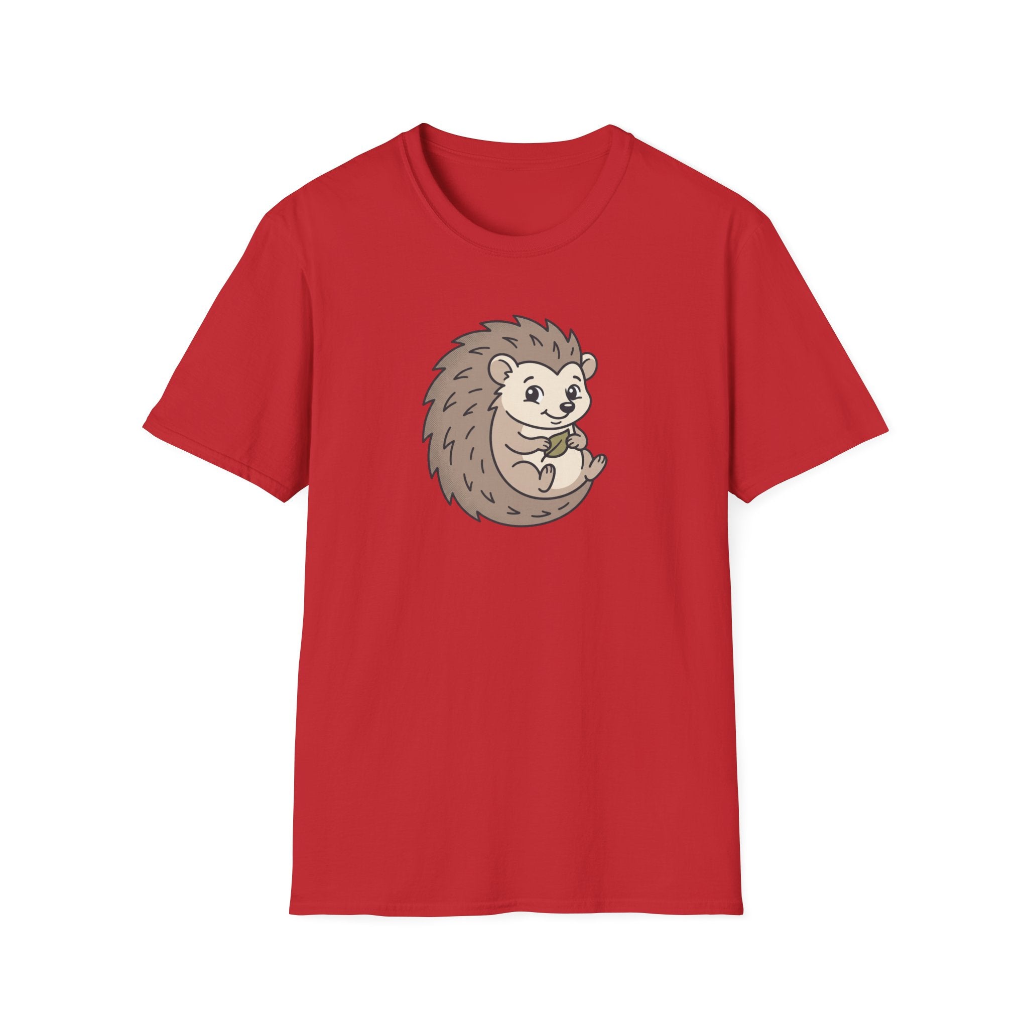Hedgehog Cute Cartoon T-Shirt — Adorable Woodland Animal Tee