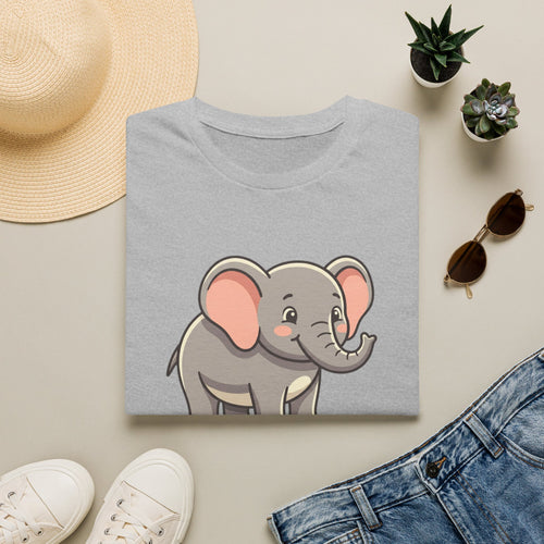 Cute Baby Elephant T-Shirt — Adorable Cartoon Graphic Tee for Kids & Animal Lovers