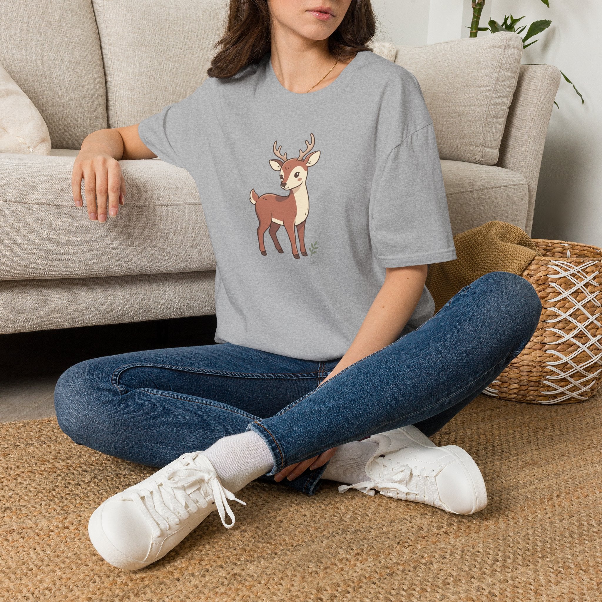 Cute Baby Deer T-Shirt — Adorable Fawn Graphic Tee for Nature Lovers