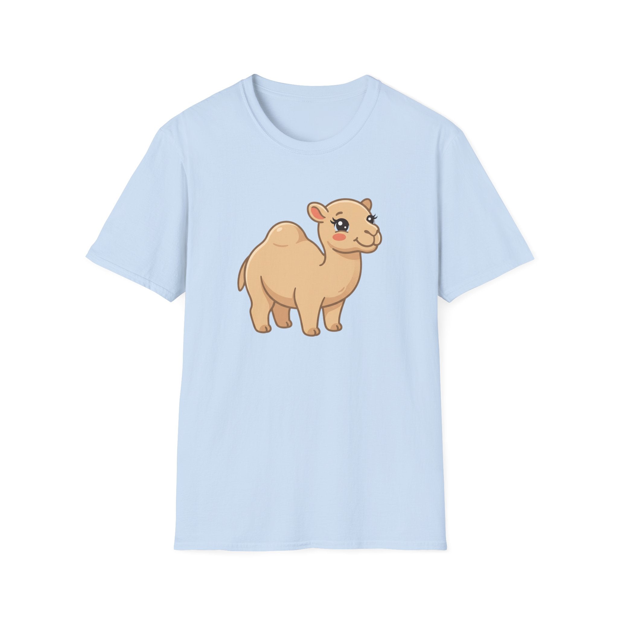 Cute Camel Cartoon T-Shirt — Playful Desert Animal Tee