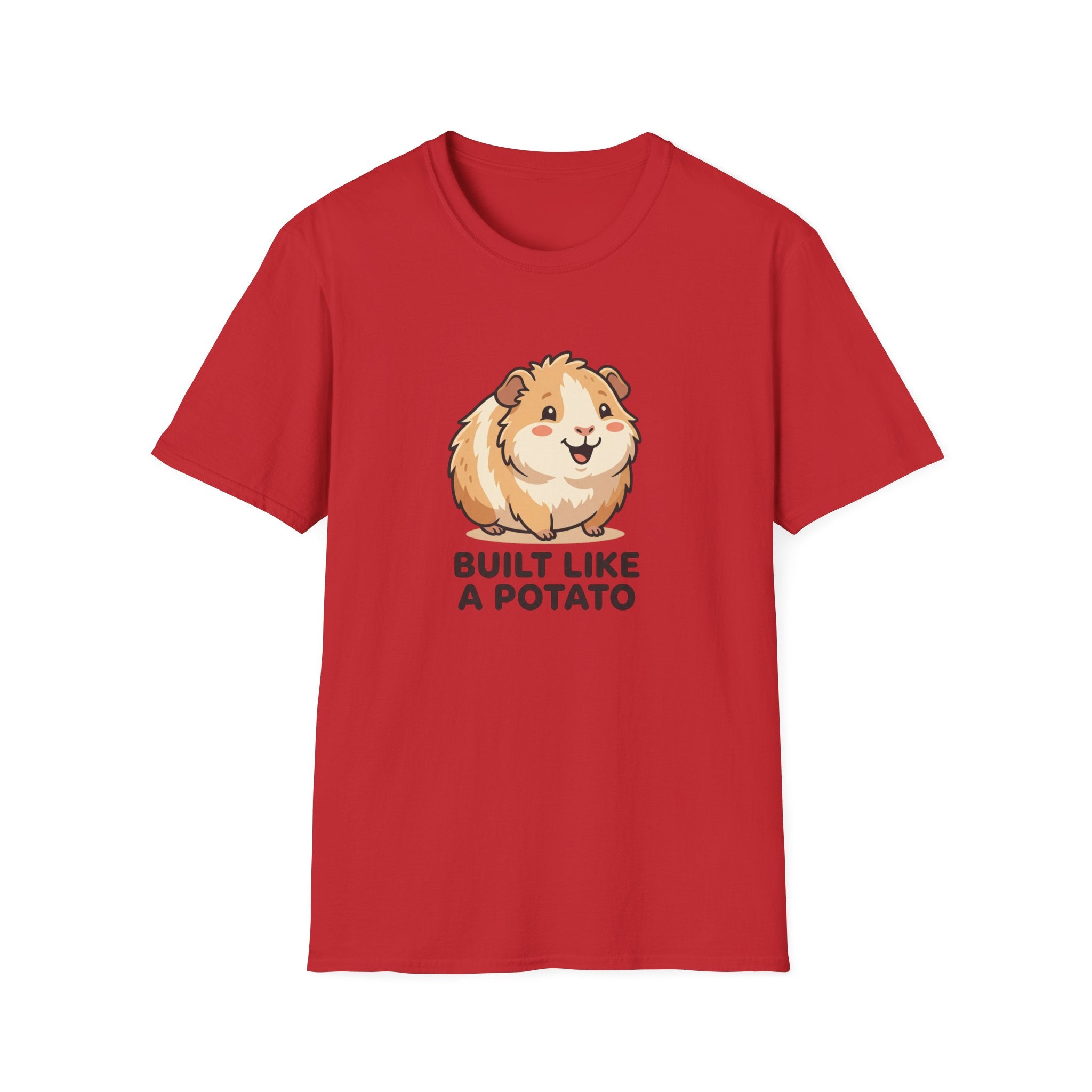 Cute Guinea Pig 'Built Like a Potato' Graphic Tee