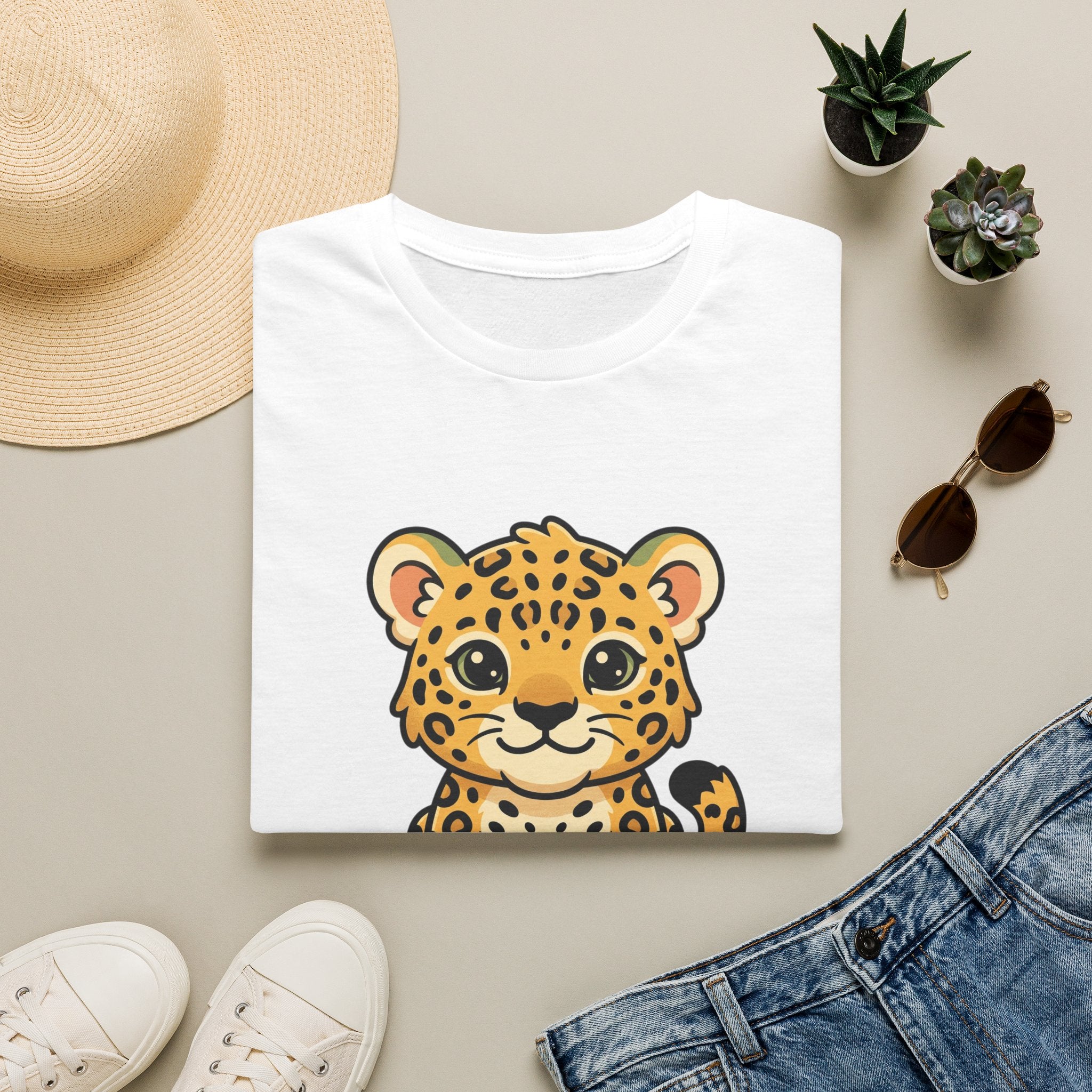 Cute Leopard Cub T-Shirt — Adorable Baby Leopard Graphic Tee