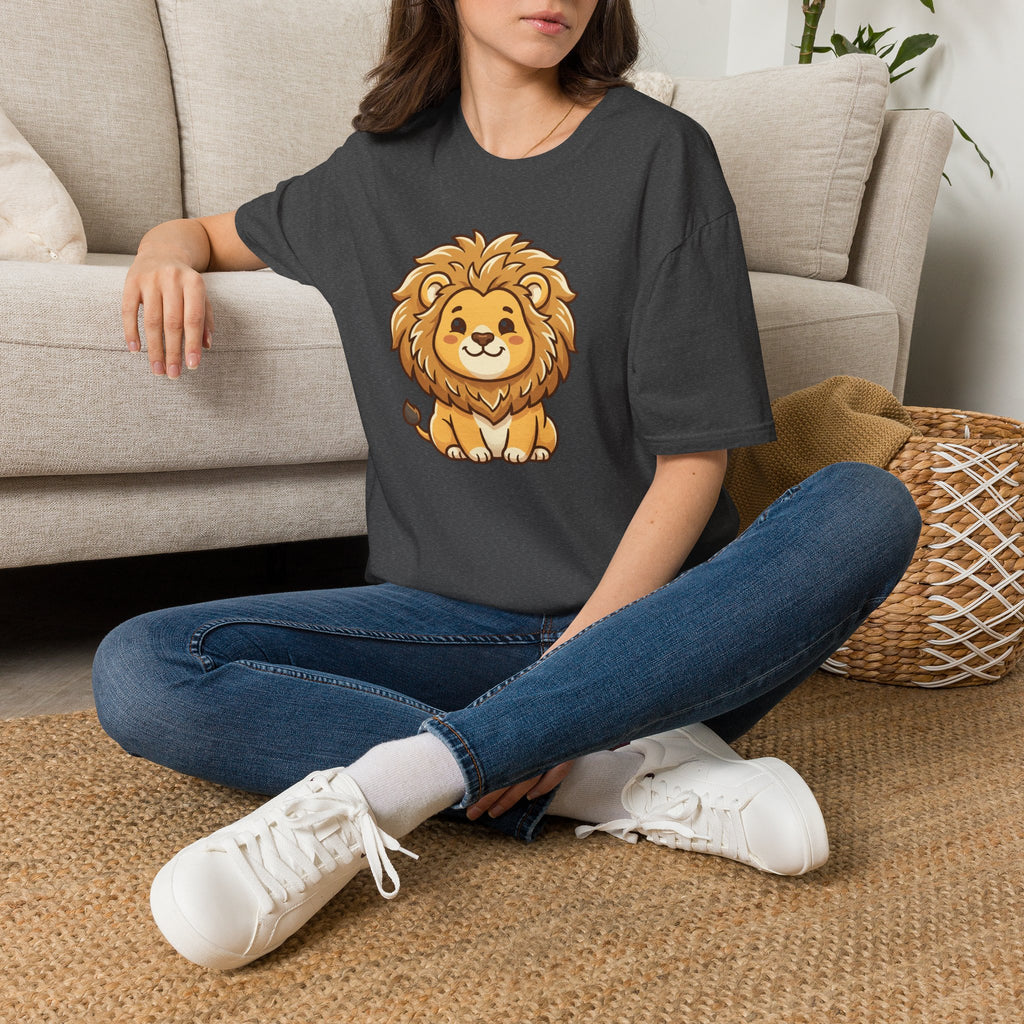 Cute Cartoon Lion T-Shirt — Adorable Baby Lion Graphic Tee