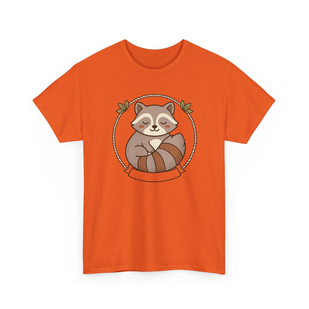Raccoon Cute Cartoon Tee — Adorable Forest Animal Graphic T-Shirt
