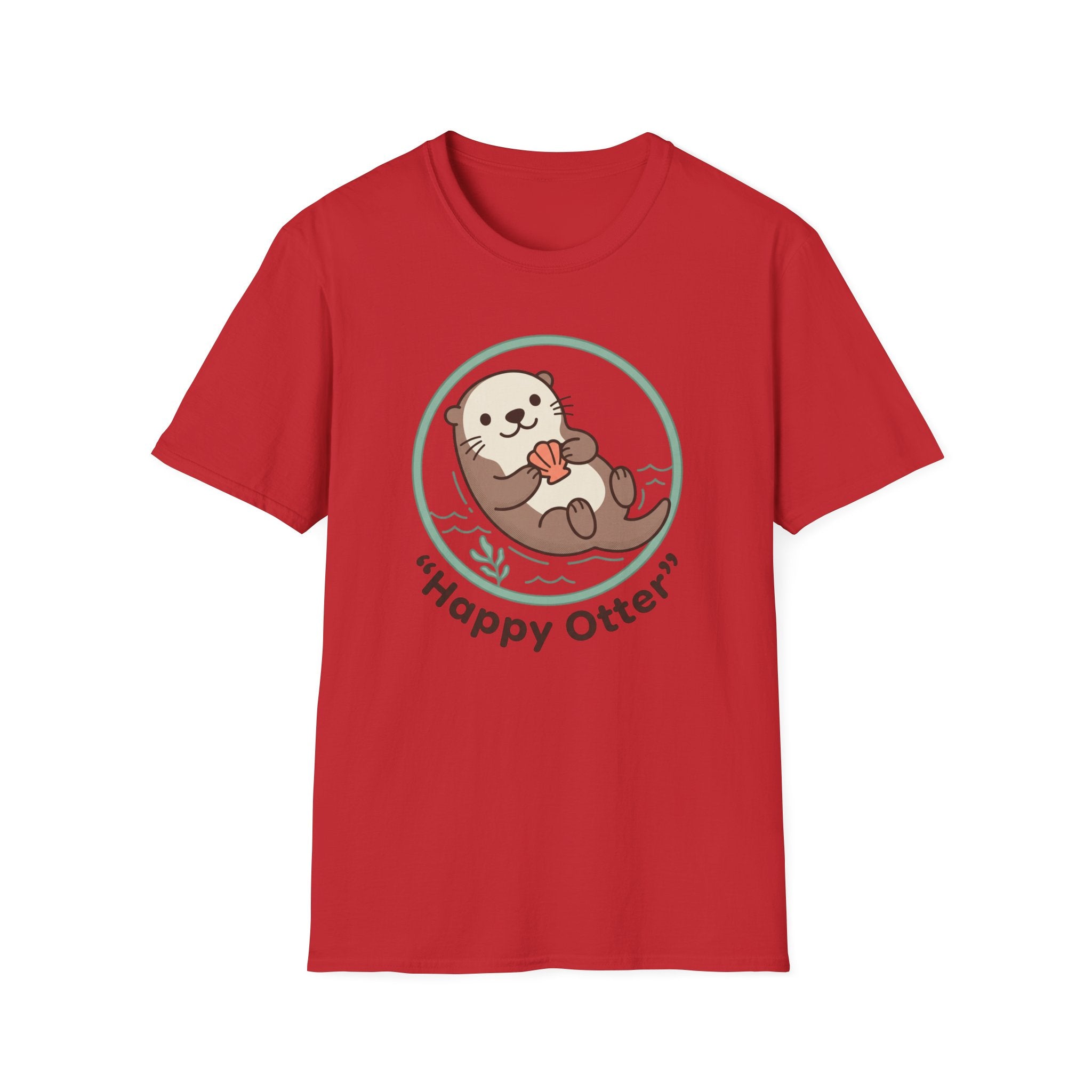 Happy Otter T-Shirt — Cute Sea Otter Graphic Tee