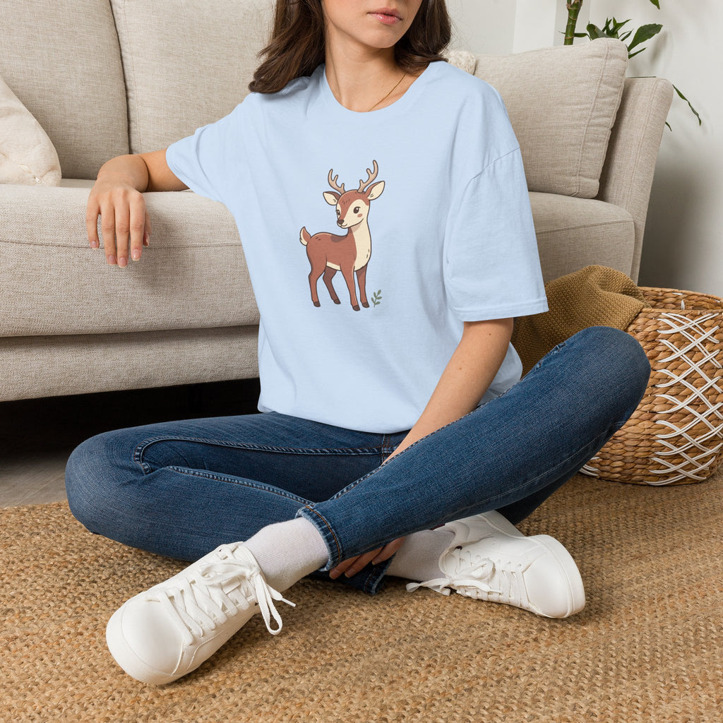Cute Baby Deer T-Shirt — Adorable Fawn Graphic Tee for Nature Lovers