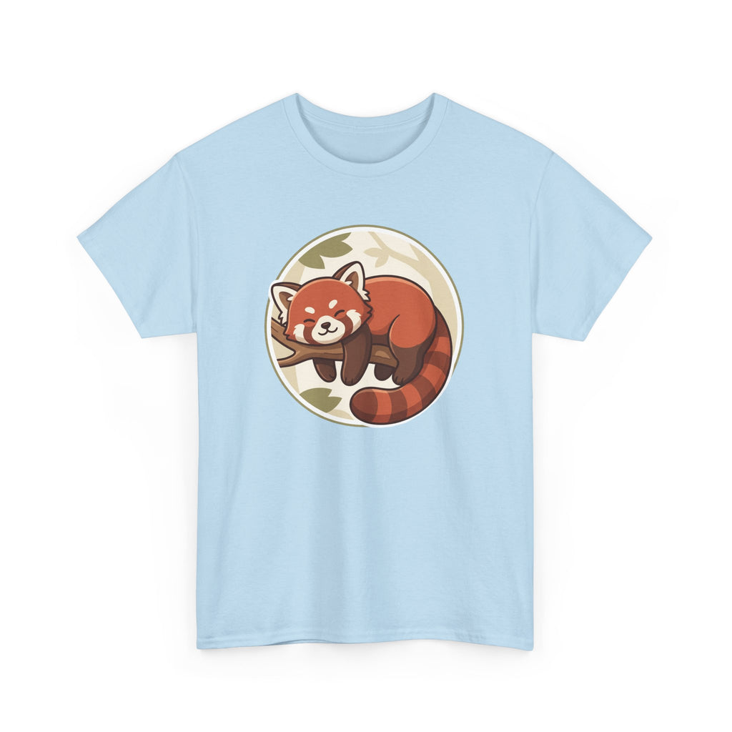Cozy Red Panda Unisex Heavy Cotton Tee