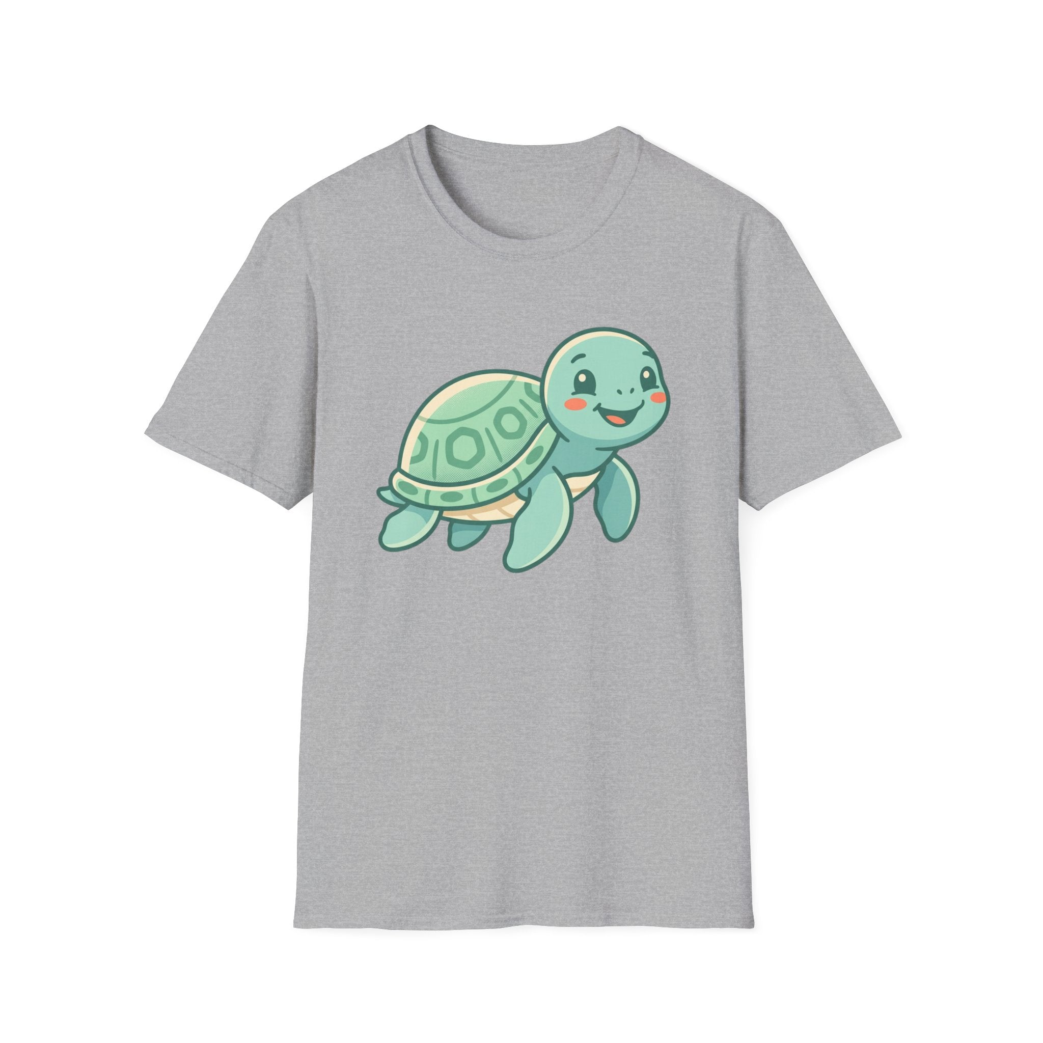 Cute Baby Turtle T-Shirt – Smiling Sea Turtle Graphic Tee for Kids & Turtle Lovers