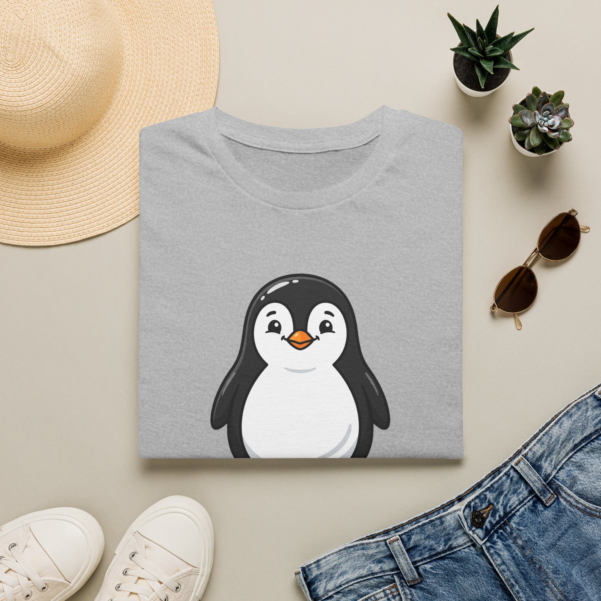 Cute Penguin Graphic T-Shirt — Adorable Winter Animal Tee