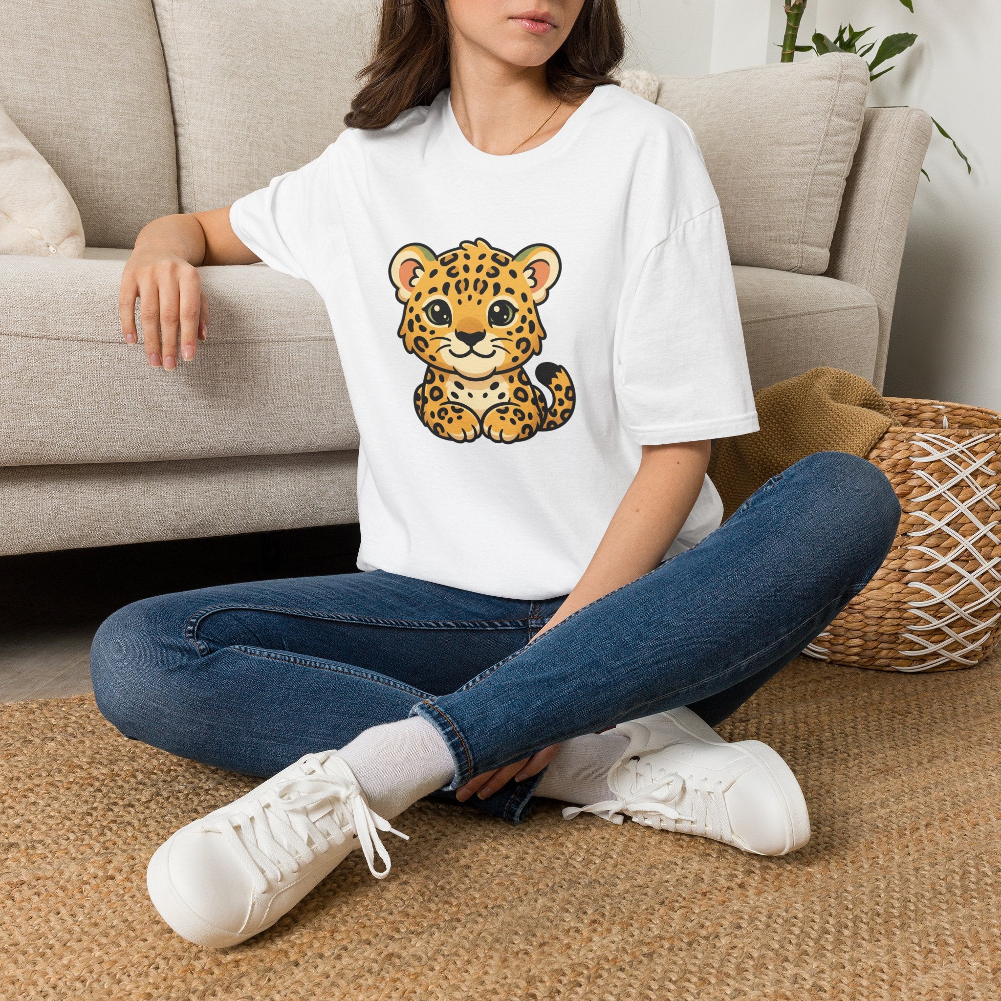 Cute Leopard Cub T-Shirt — Adorable Baby Leopard Graphic Tee
