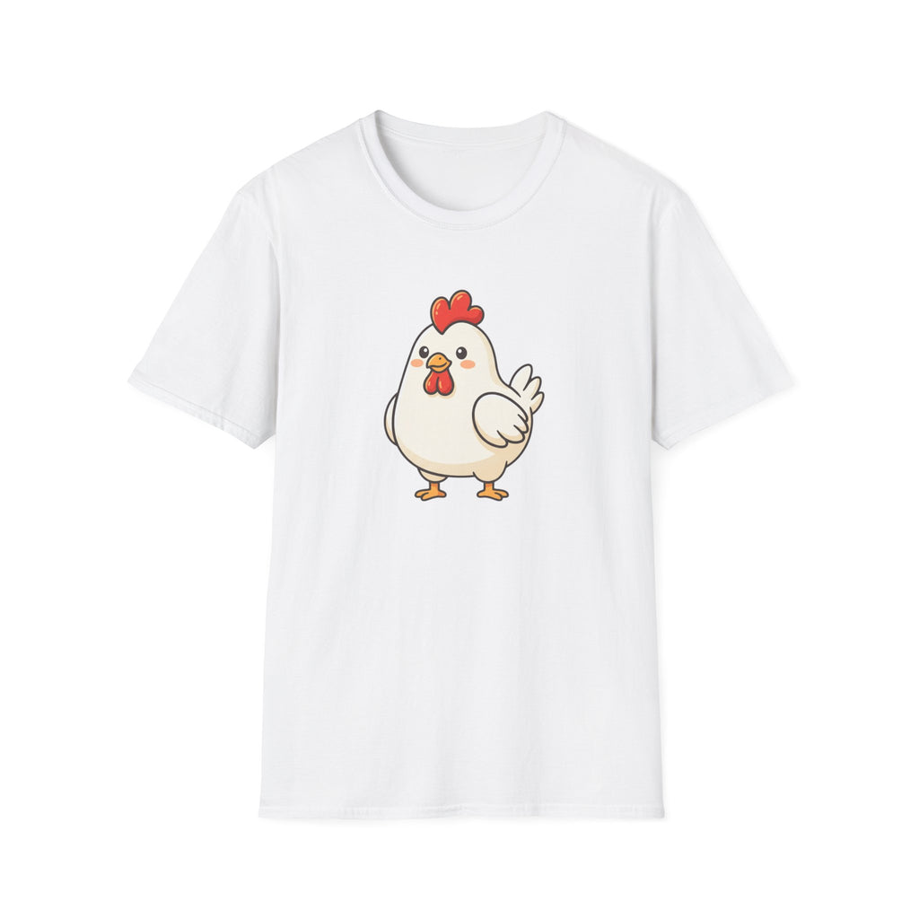 Cute Chicken T-Shirt — Cartoon Hen Tee for Farm & Animal Lovers