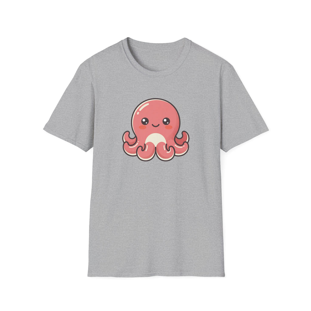 Cute Kawaii Octopus T-Shirt — Adorable Pink Sea Creature Tee