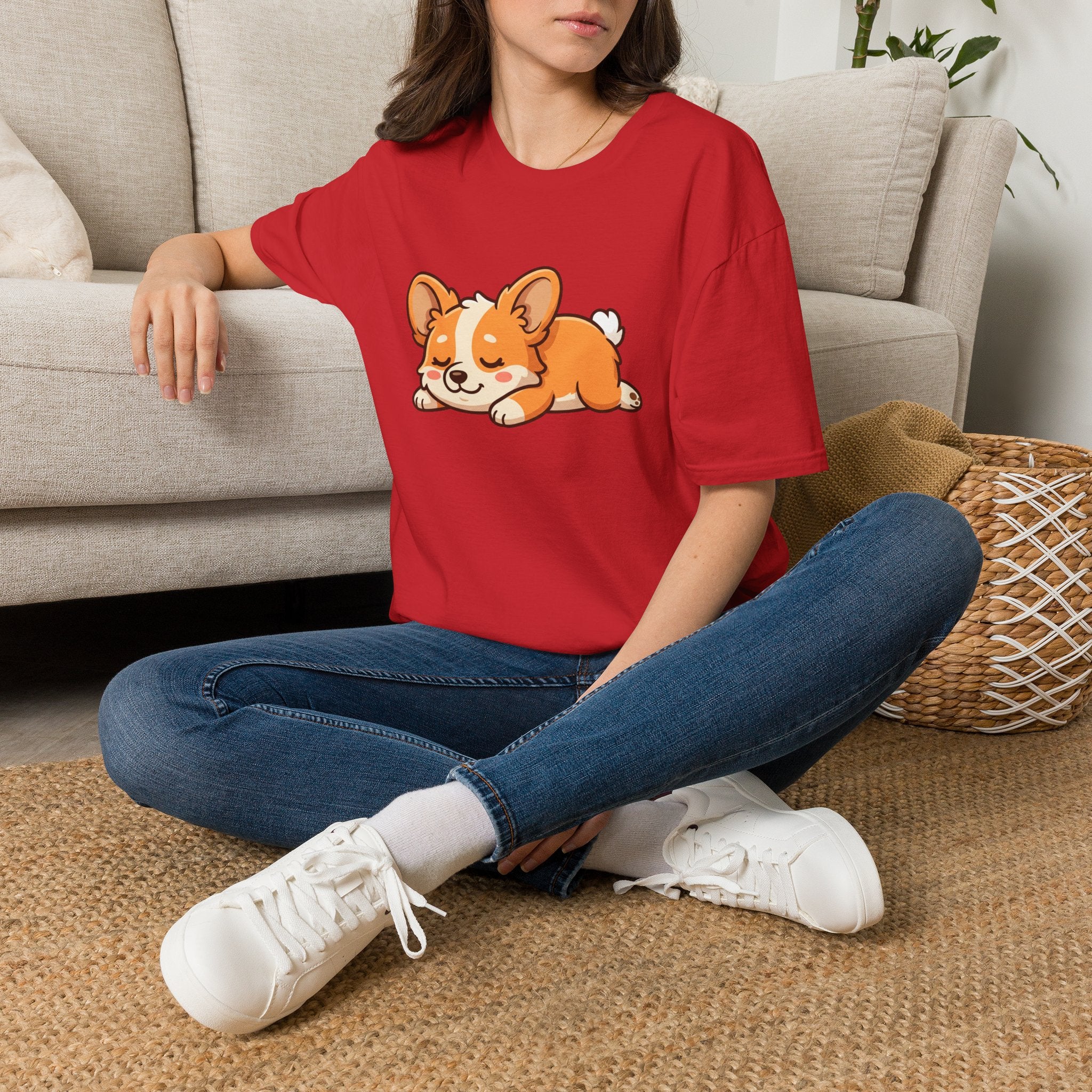 Corgi Nap T-Shirt — Cute Sleeping Pembroke Corgi Tee