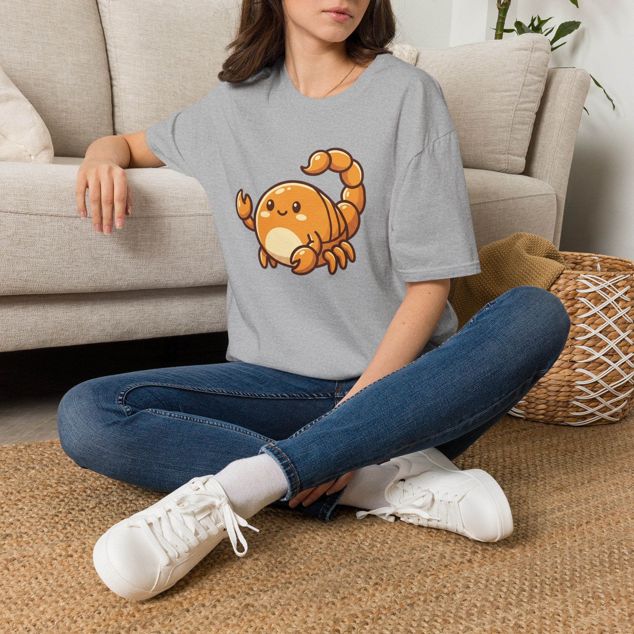 Cute Cartoon Scorpion T-Shirt — Kawaii Scorpion Tee