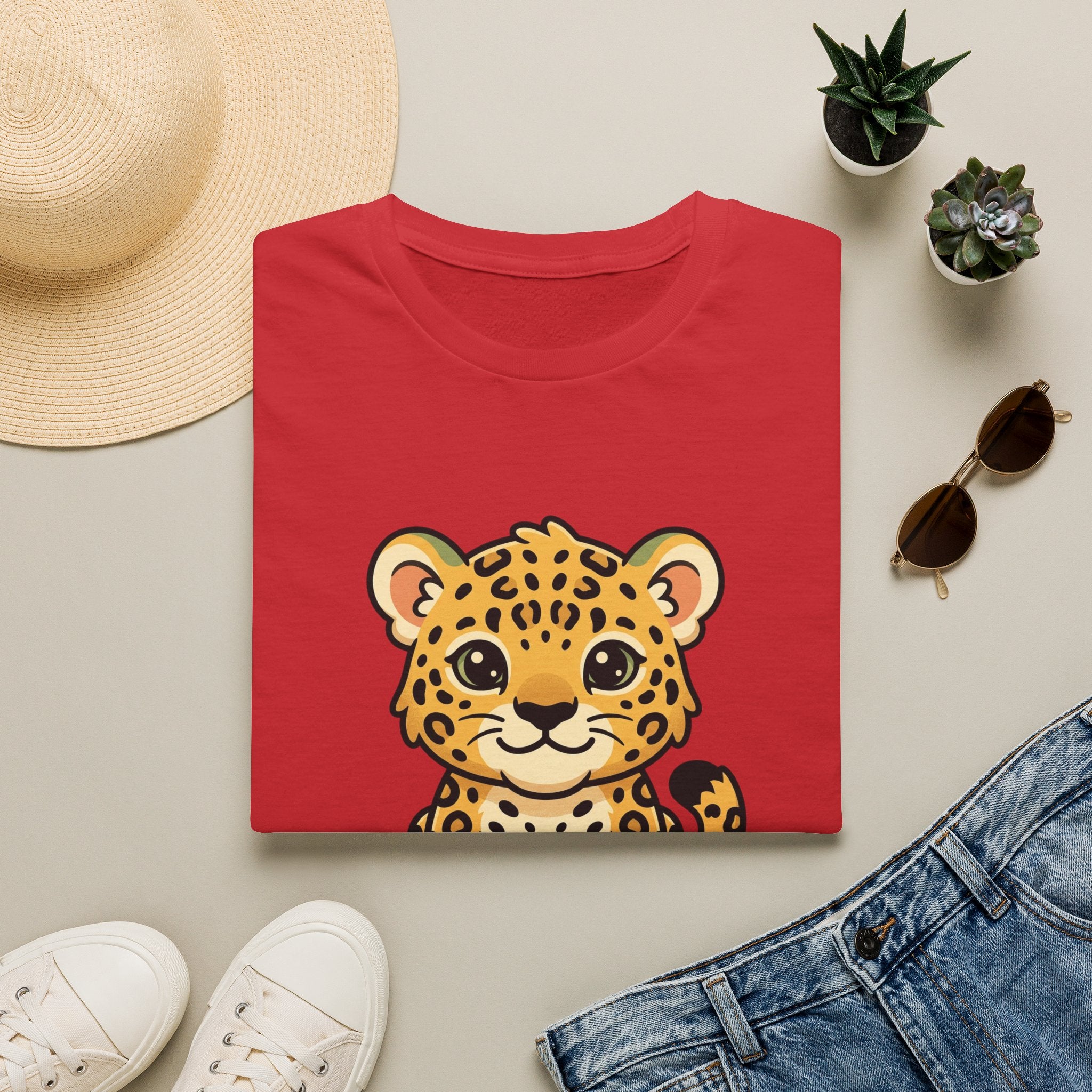 Cute Leopard Cub T-Shirt — Adorable Baby Leopard Graphic Tee
