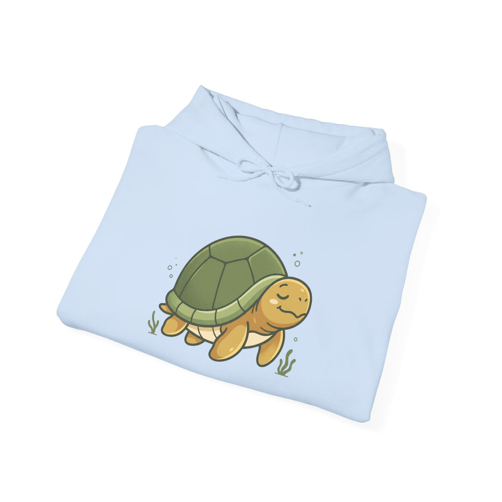 Cute Smiling Turtle Hoodie — Cozy Cartoon Tortoise Pullover