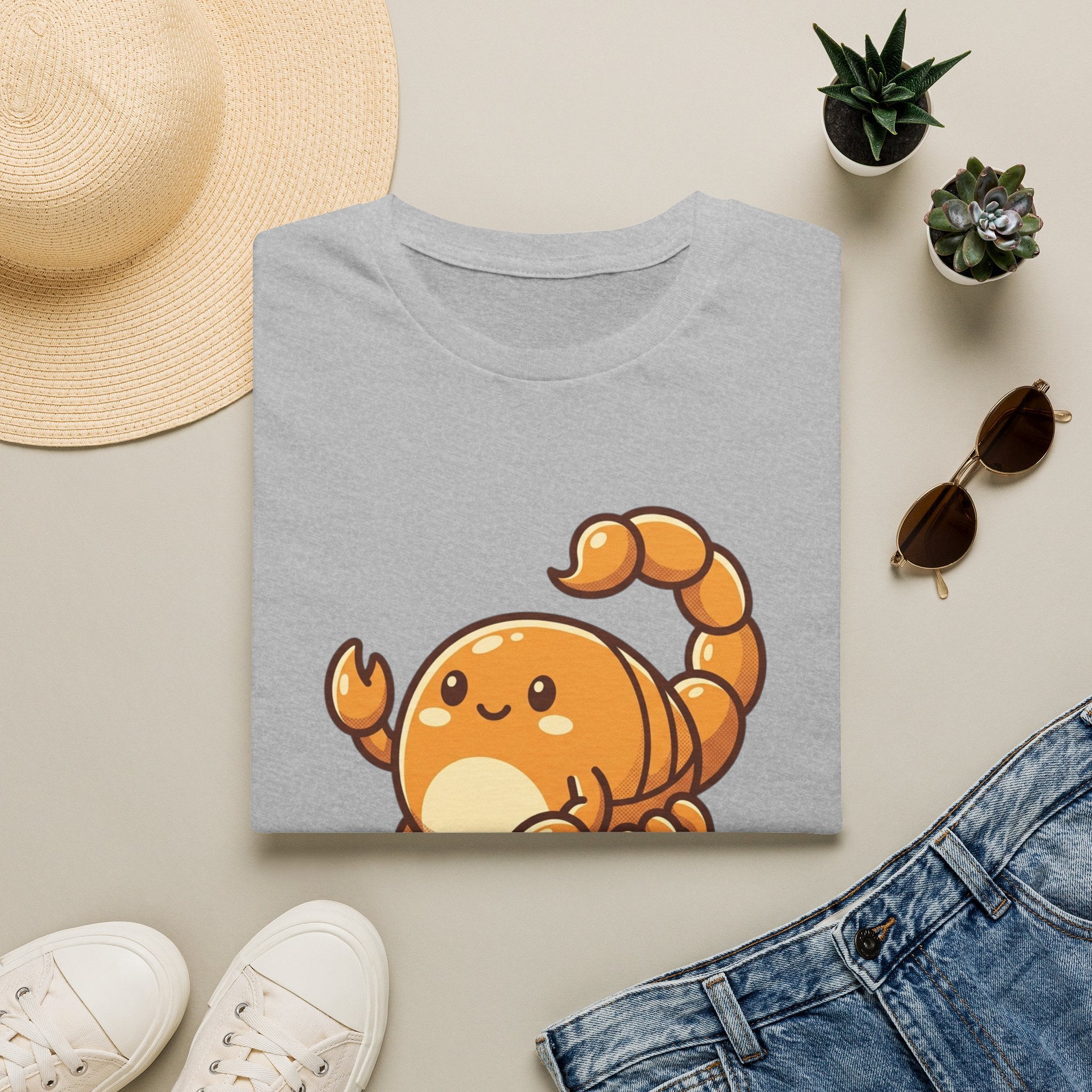 Cute Cartoon Scorpion T-Shirt — Kawaii Scorpion Tee