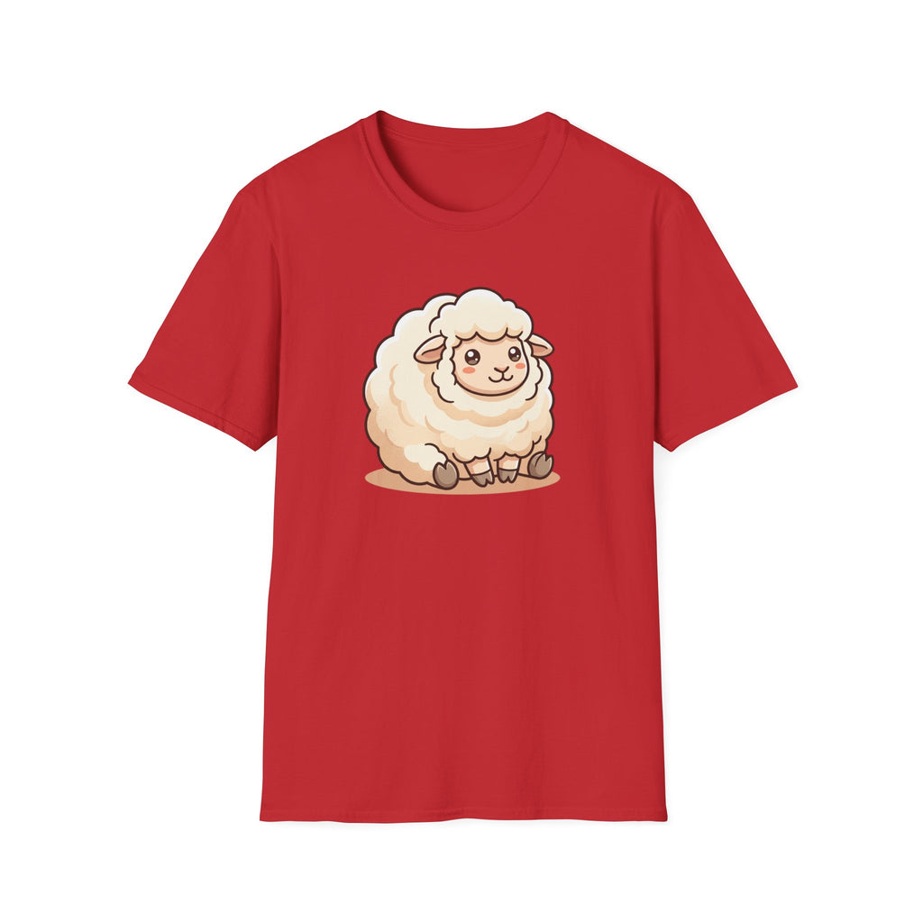 Cute Fluffy Sheep T-Shirt — Adorable Cartoon Lamb Tee