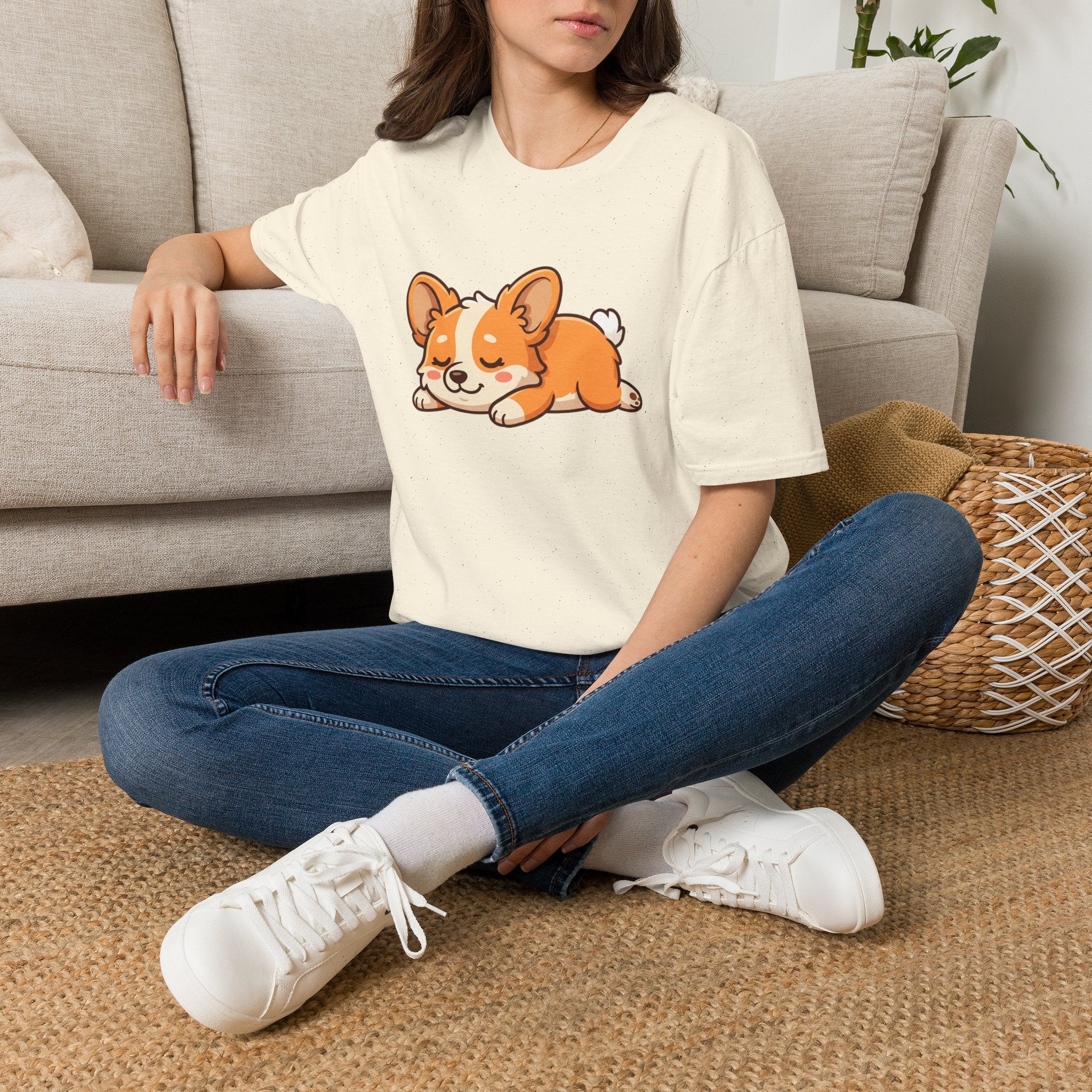Corgi Nap T-Shirt — Cute Sleeping Pembroke Corgi Tee