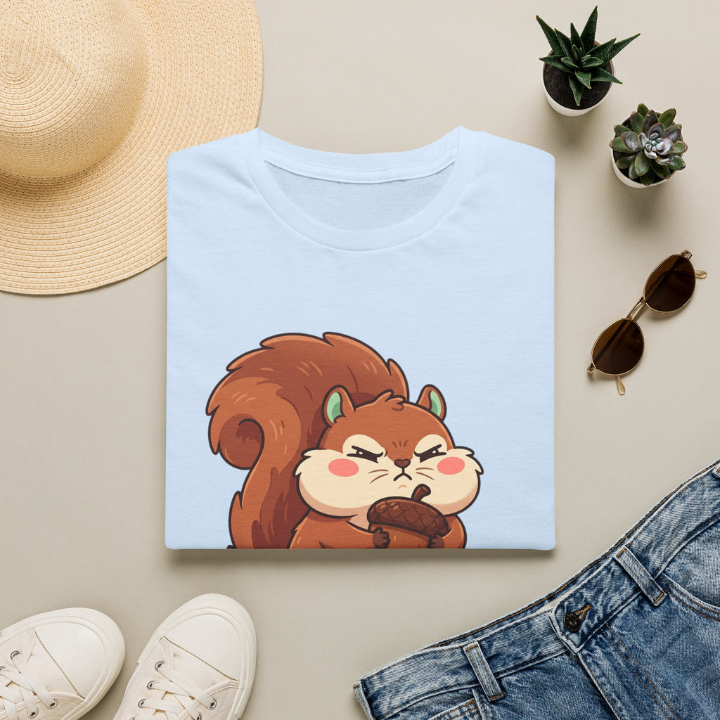 Squirrel Snack T‑Shirt — "Mine. All of it. Mine." Cute Cartoon Squirrel Tee