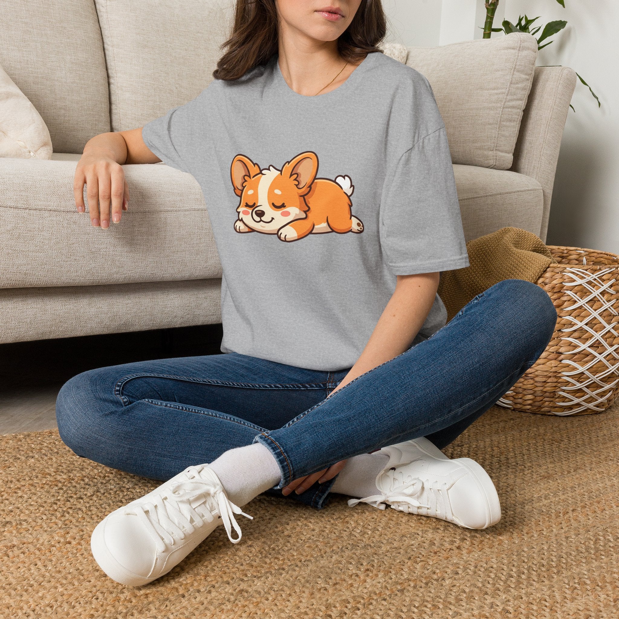 Corgi Nap T-Shirt — Cute Sleeping Pembroke Corgi Tee