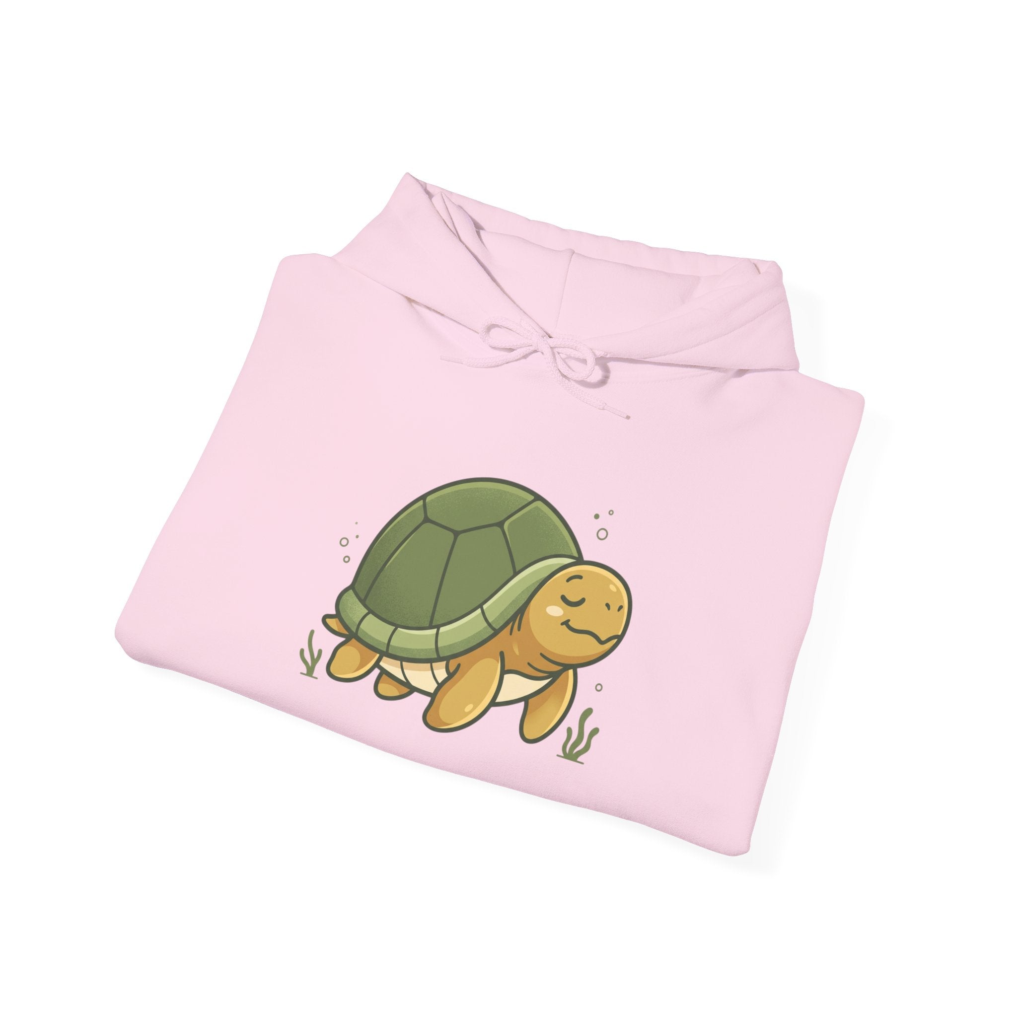 Cute Smiling Turtle Hoodie — Cozy Cartoon Tortoise Pullover