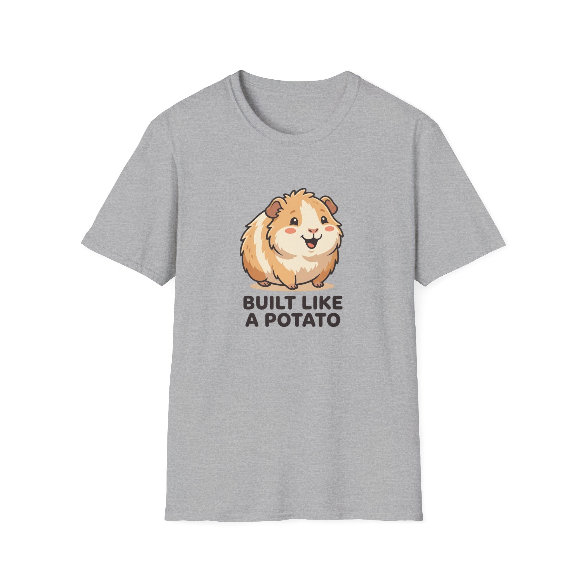 Cute Guinea Pig 'Built Like a Potato' Graphic Tee