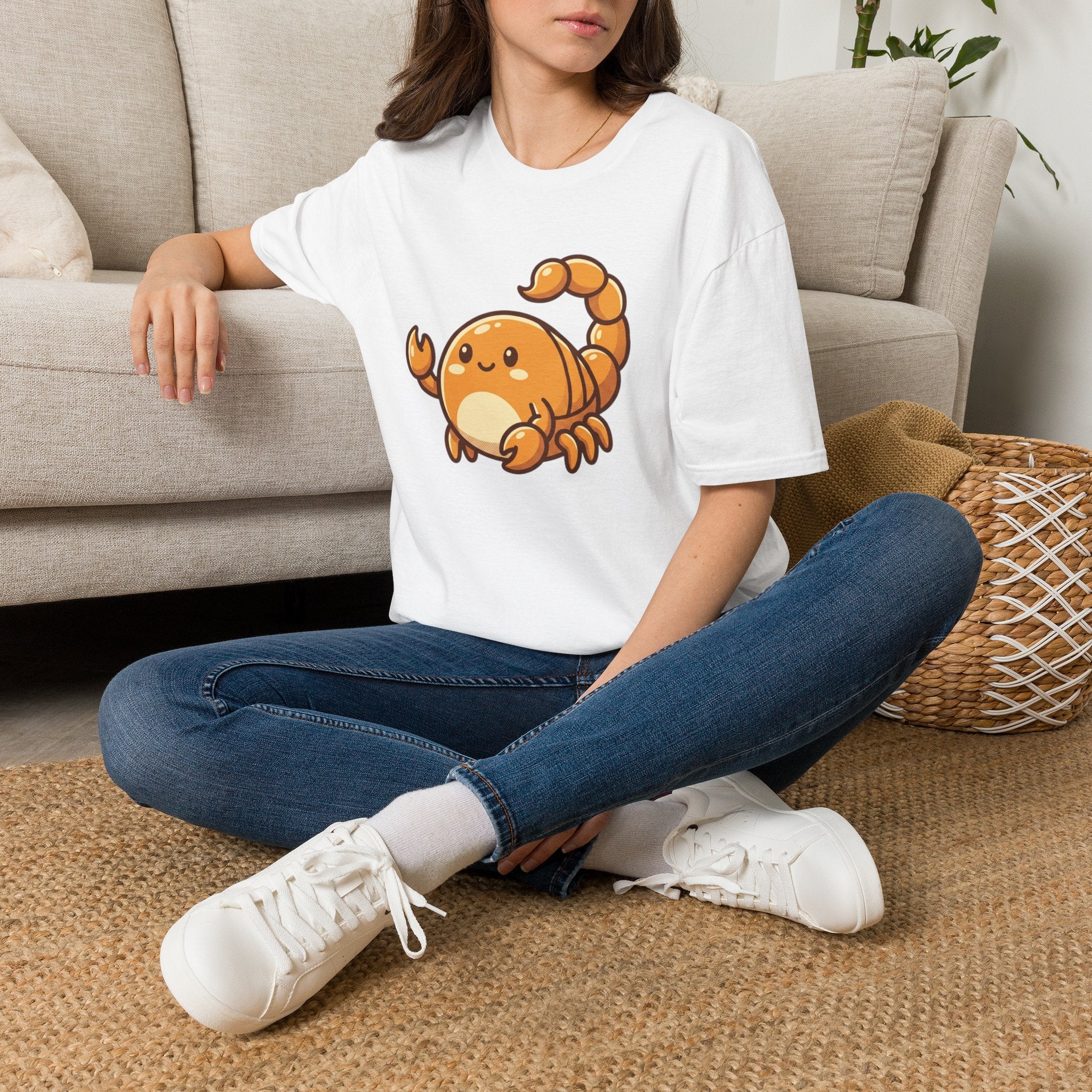 Cute Cartoon Scorpion T-Shirt — Kawaii Scorpion Tee