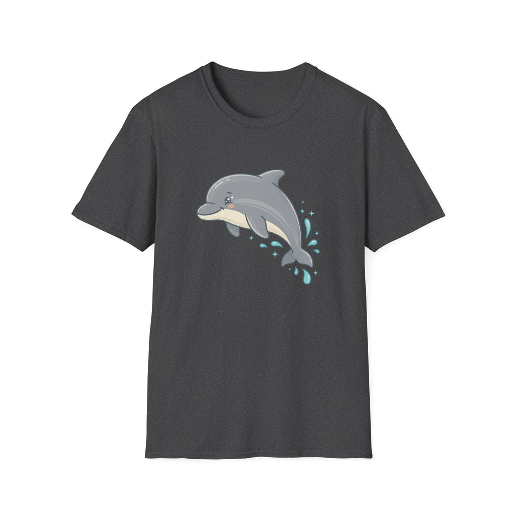 Dolphin Cute Graphic T-Shirt — Playful Jumping Dolphin Tee