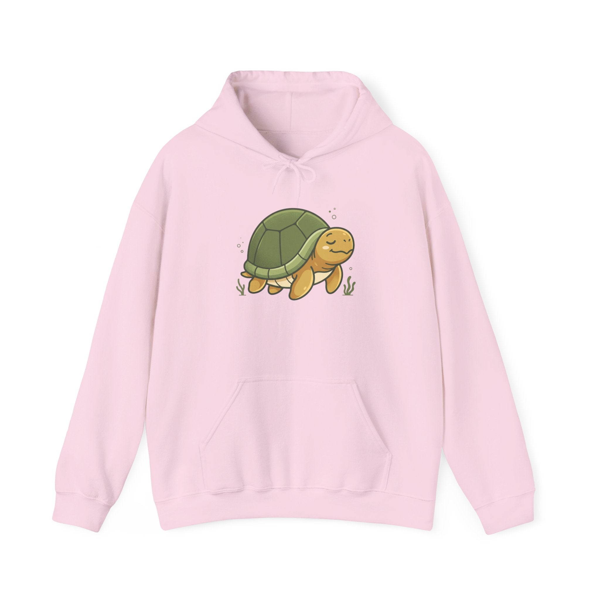 Cute Smiling Turtle Hoodie — Cozy Cartoon Tortoise Pullover