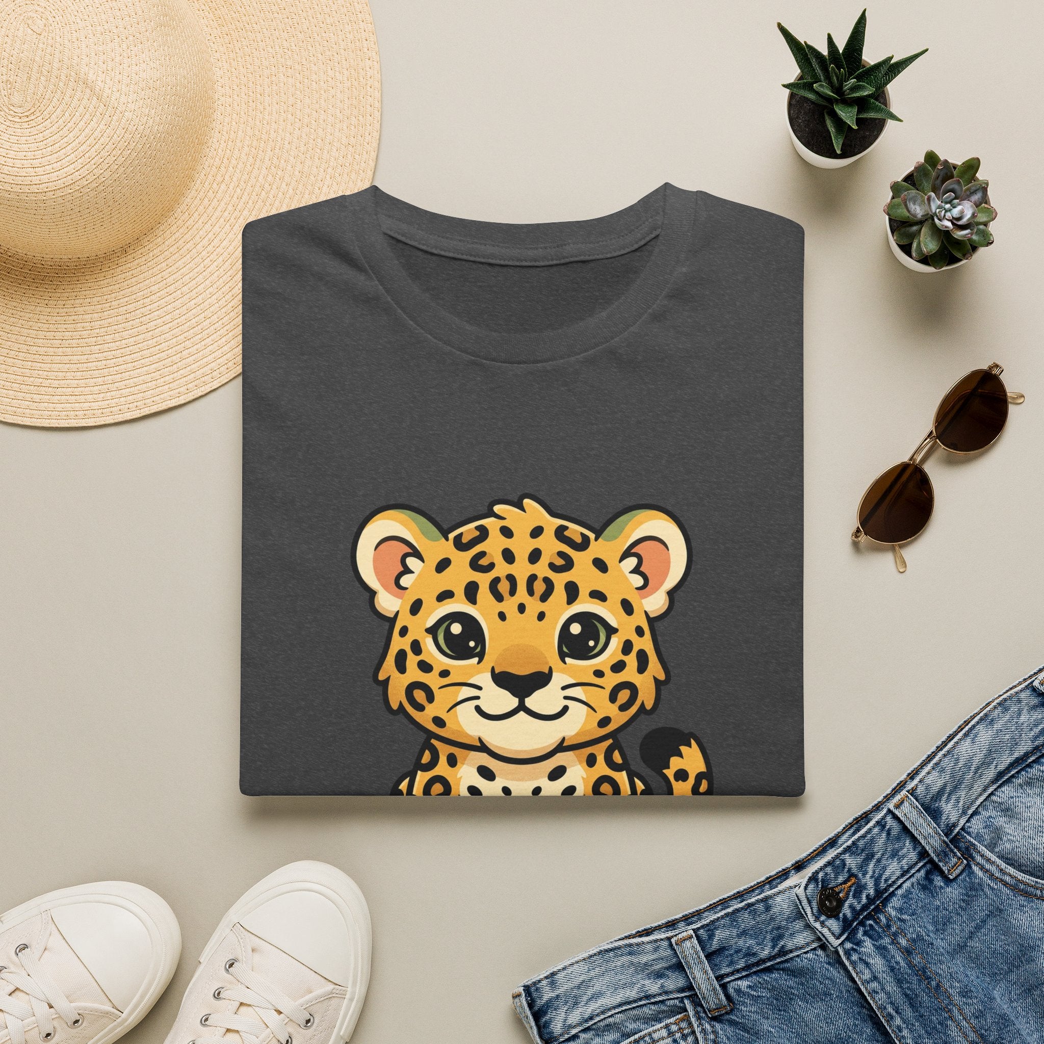 Cute Leopard Cub T-Shirt — Adorable Baby Leopard Graphic Tee