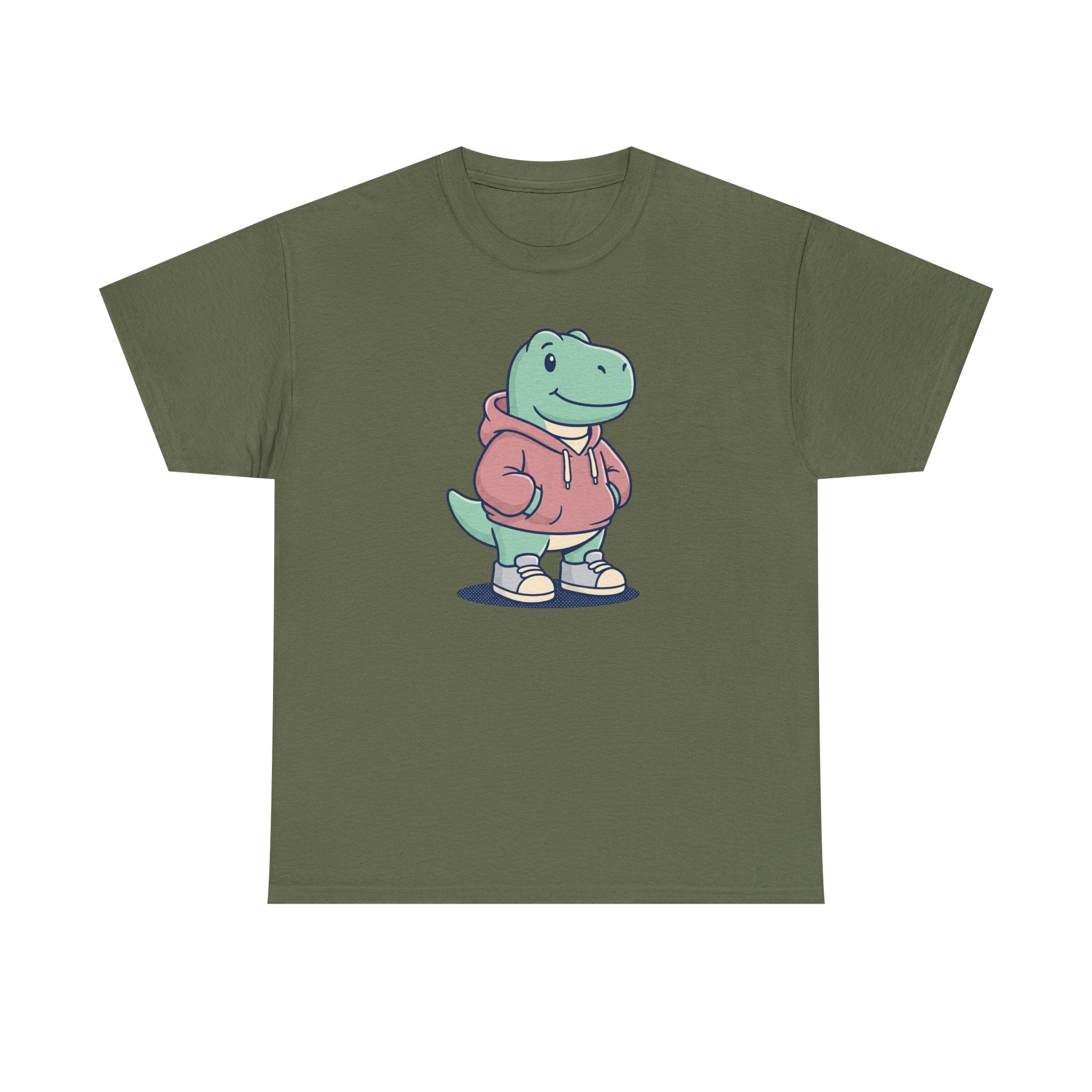 Hoodie Dino Unisex Heavy Cotton Tee
