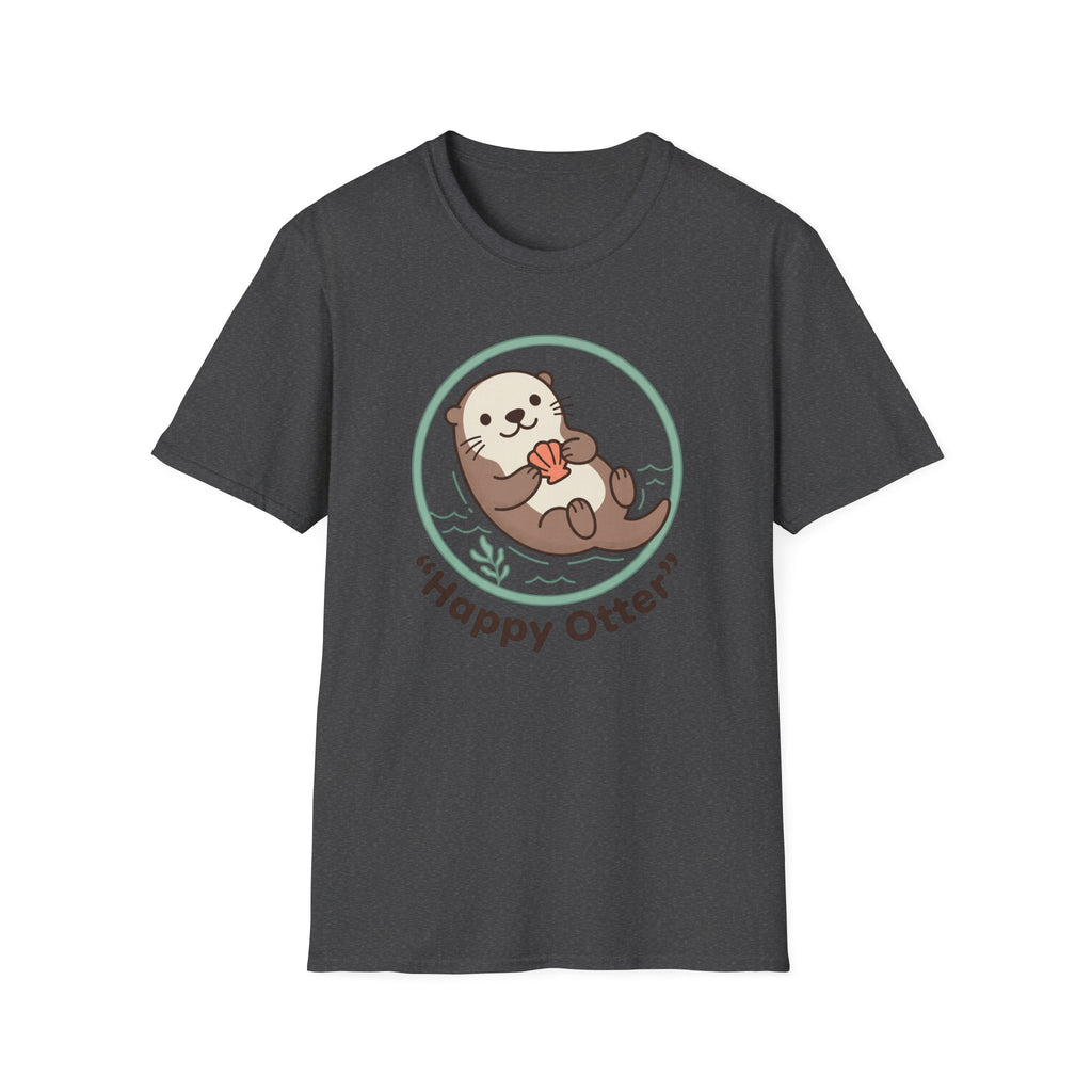 Happy Otter T-Shirt — Cute Sea Otter Graphic Tee