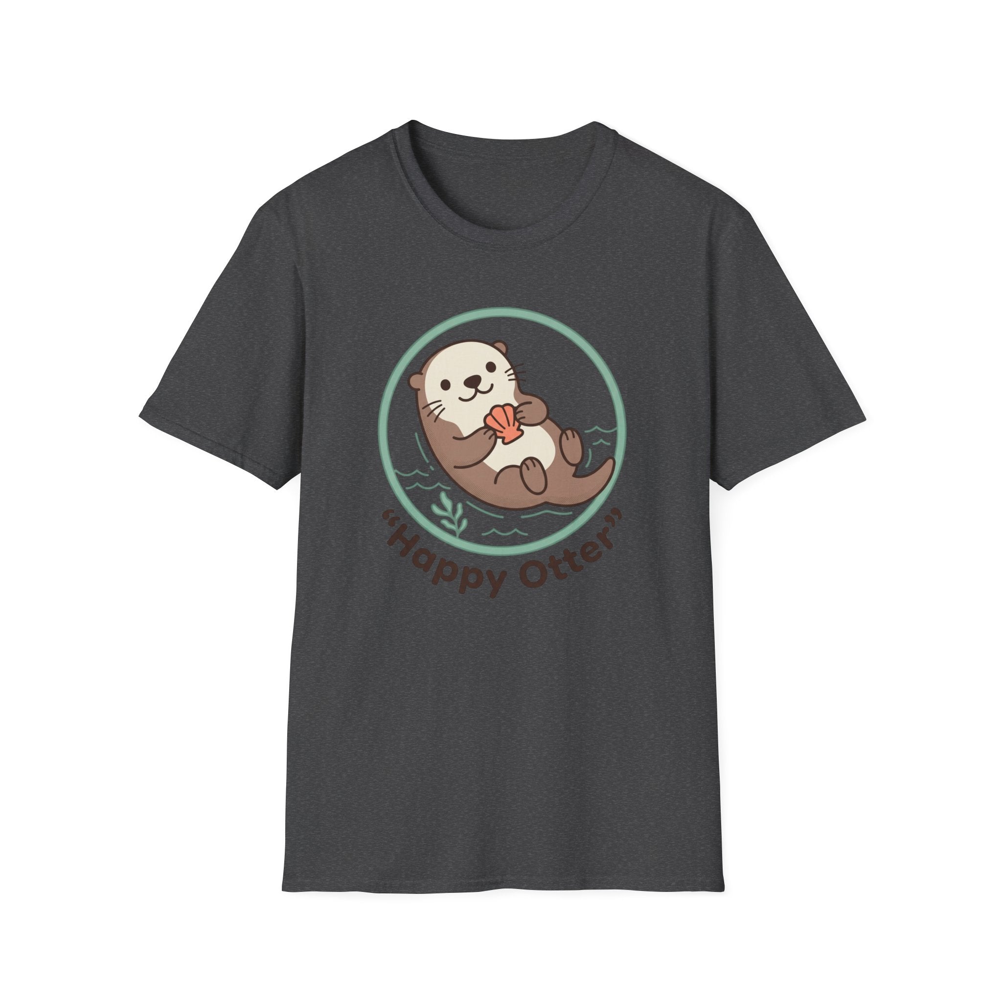 Happy Otter T-Shirt — Cute Sea Otter Graphic Tee