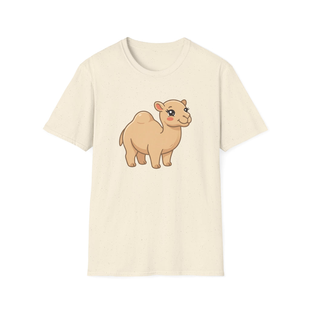 Cute Camel Cartoon T-Shirt — Playful Desert Animal Tee