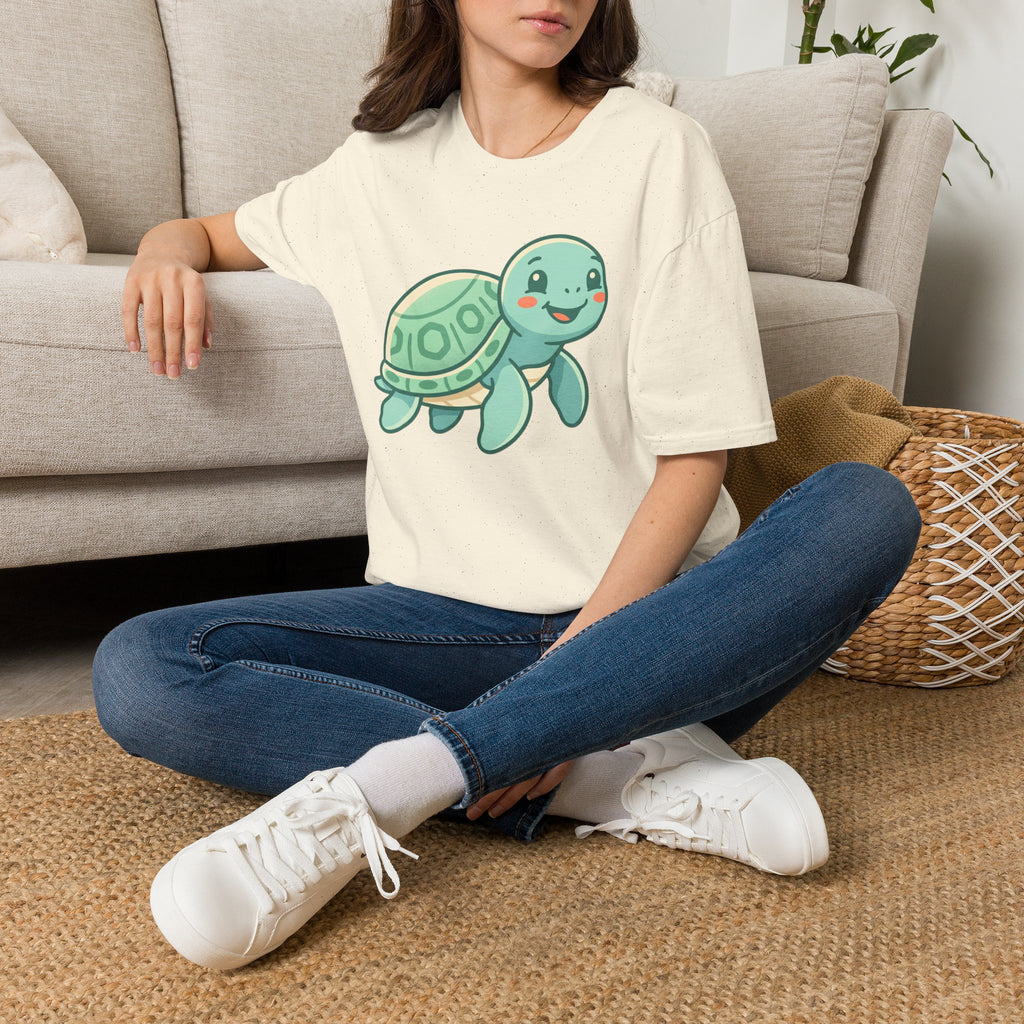 Cute Baby Turtle T-Shirt – Smiling Sea Turtle Graphic Tee for Kids & Turtle Lovers