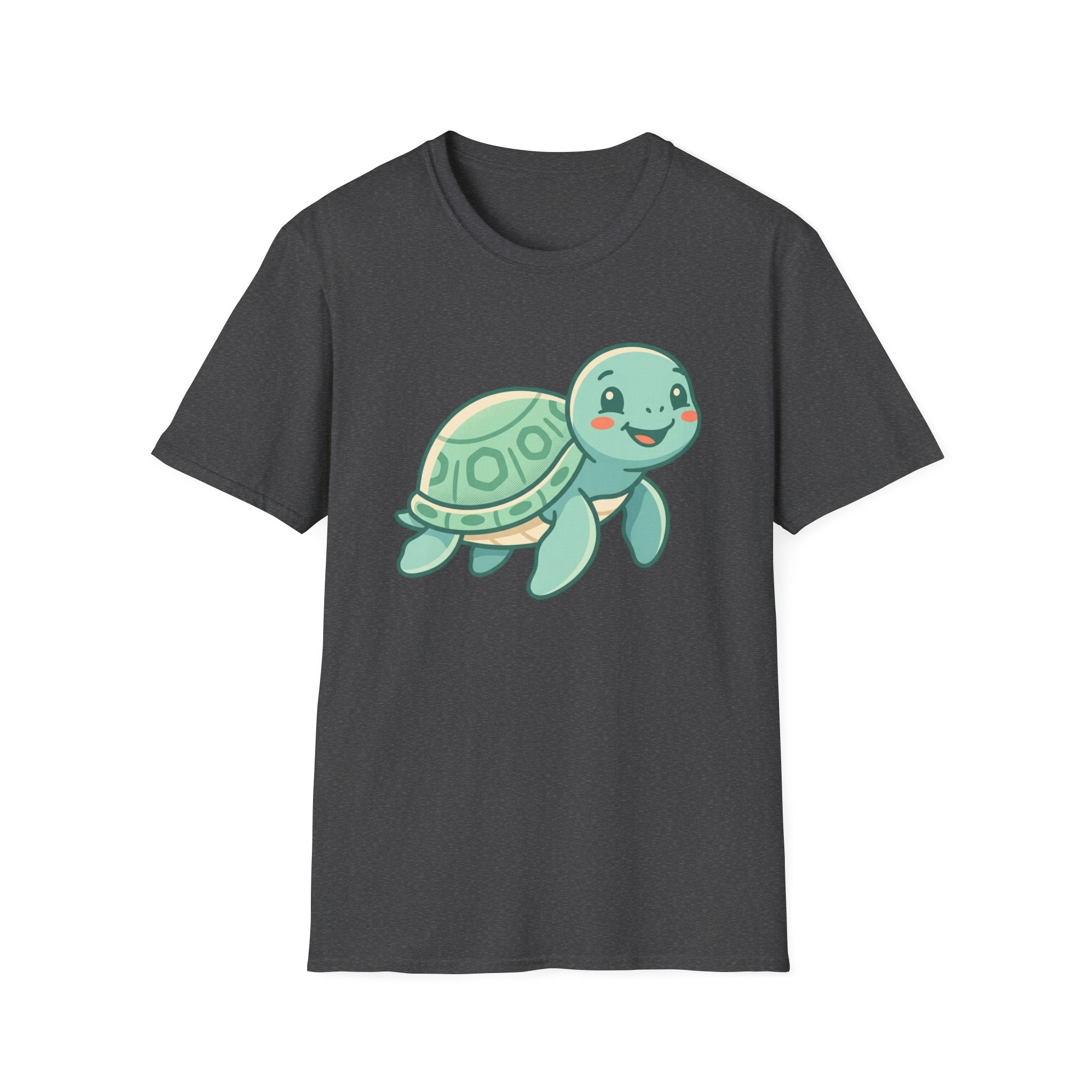 Cute Baby Turtle T-Shirt – Smiling Sea Turtle Graphic Tee for Kids & Turtle Lovers
