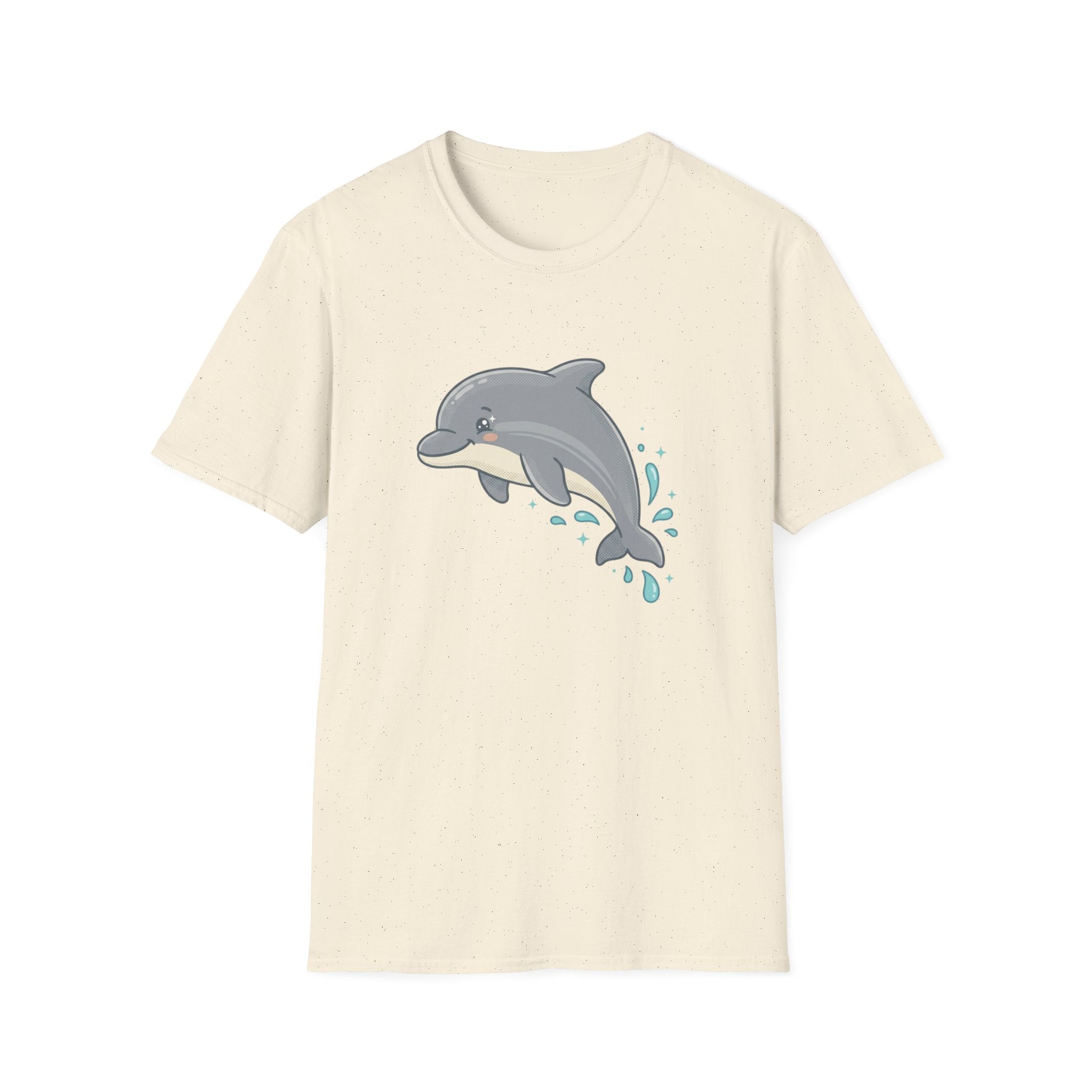 Dolphin Cute Graphic T-Shirt — Playful Jumping Dolphin Tee