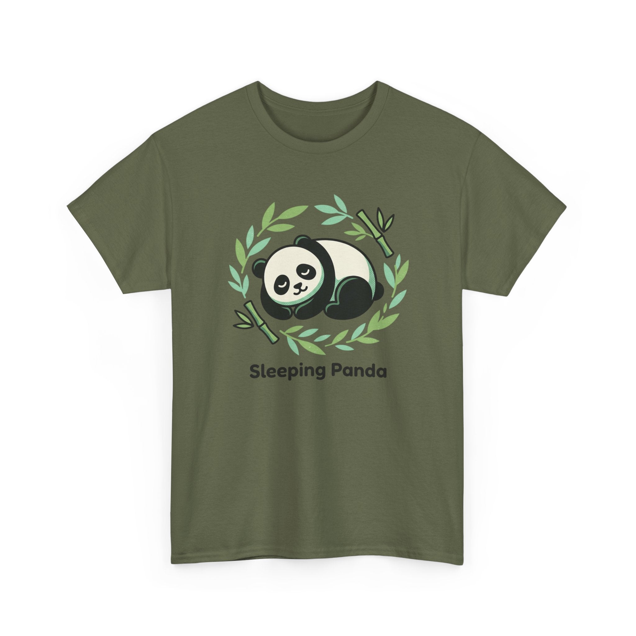 Sleeping Panda T-Shirt — Cute Bamboo Panda Tee