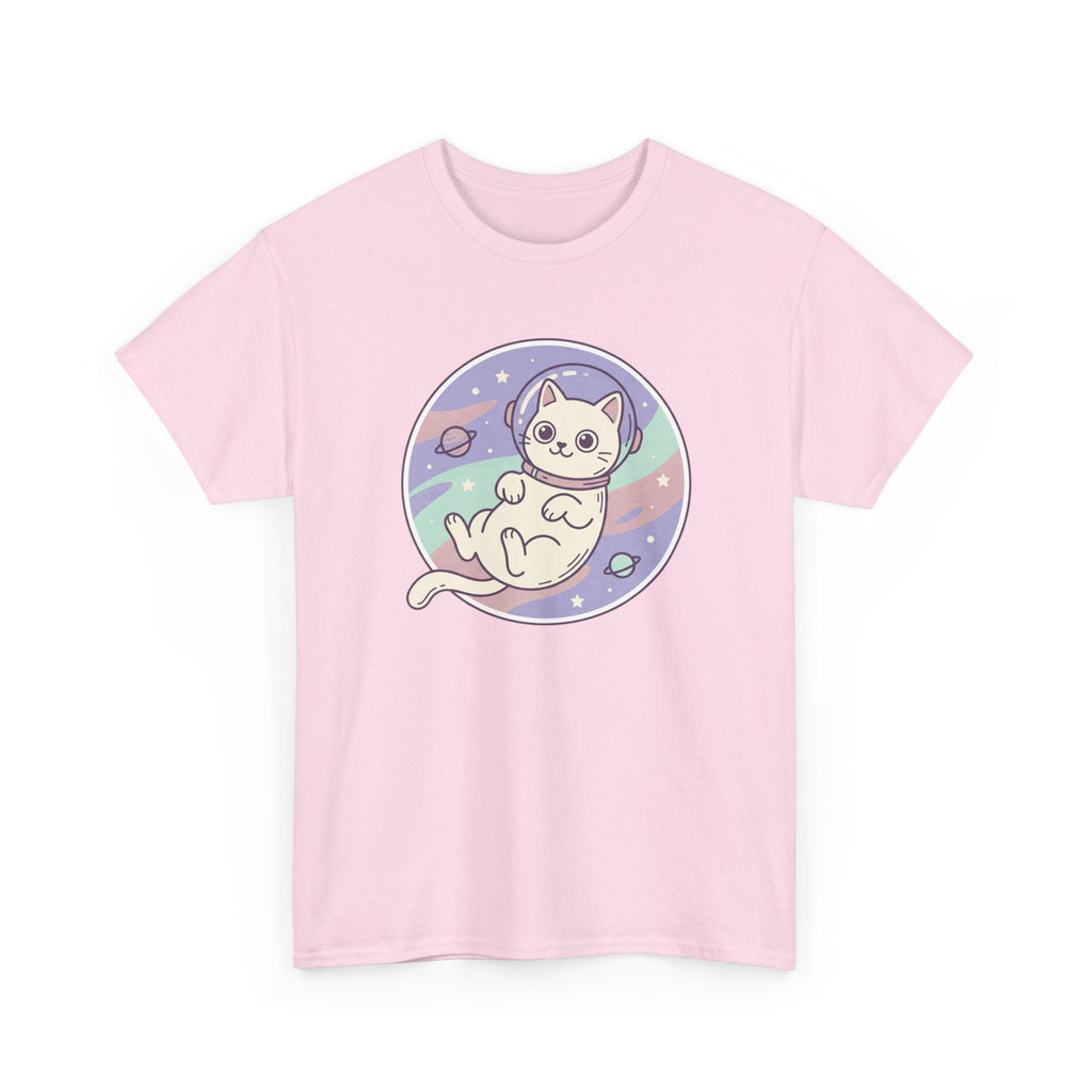 Space Cat Unisex Heavy Cotton Tee
