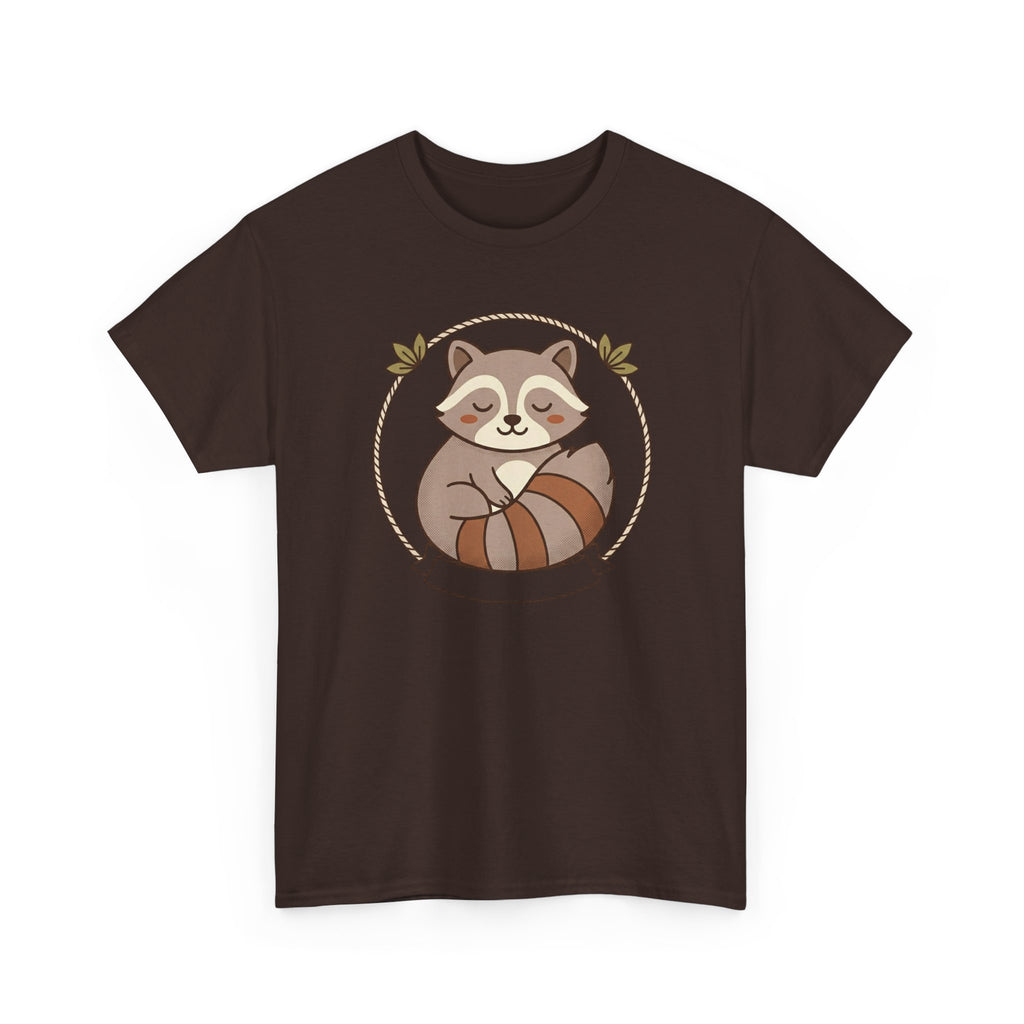 Raccoon Cute Cartoon Tee — Adorable Forest Animal Graphic T-Shirt