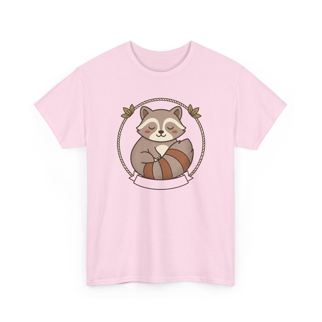 Raccoon Cute Cartoon Tee — Adorable Forest Animal Graphic T-Shirt