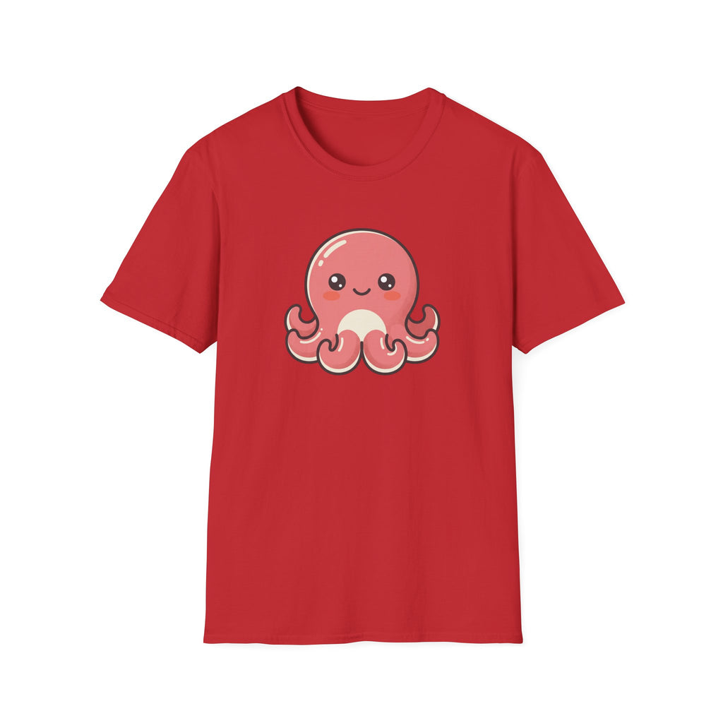 Cute Kawaii Octopus T-Shirt — Adorable Pink Sea Creature Tee
