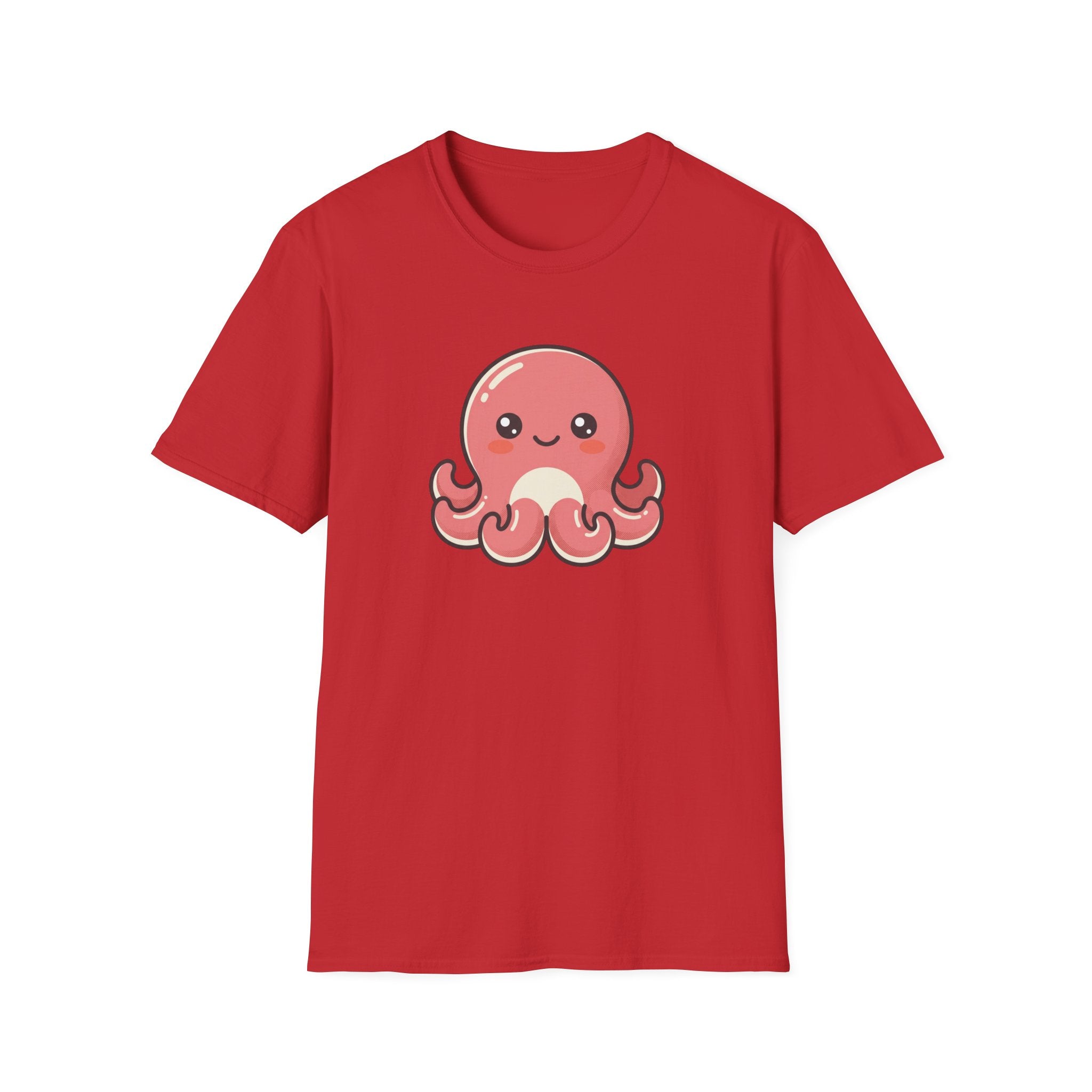 Cute Kawaii Octopus T-Shirt — Adorable Pink Sea Creature Tee