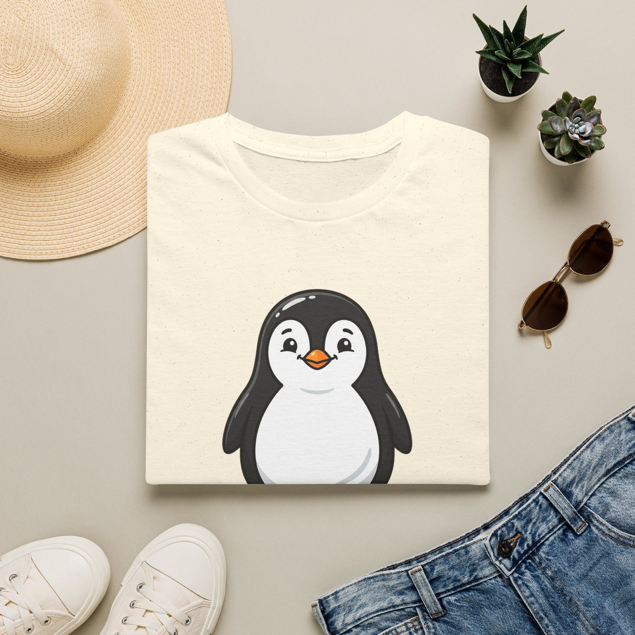 Cute Penguin Graphic T-Shirt — Adorable Winter Animal Tee