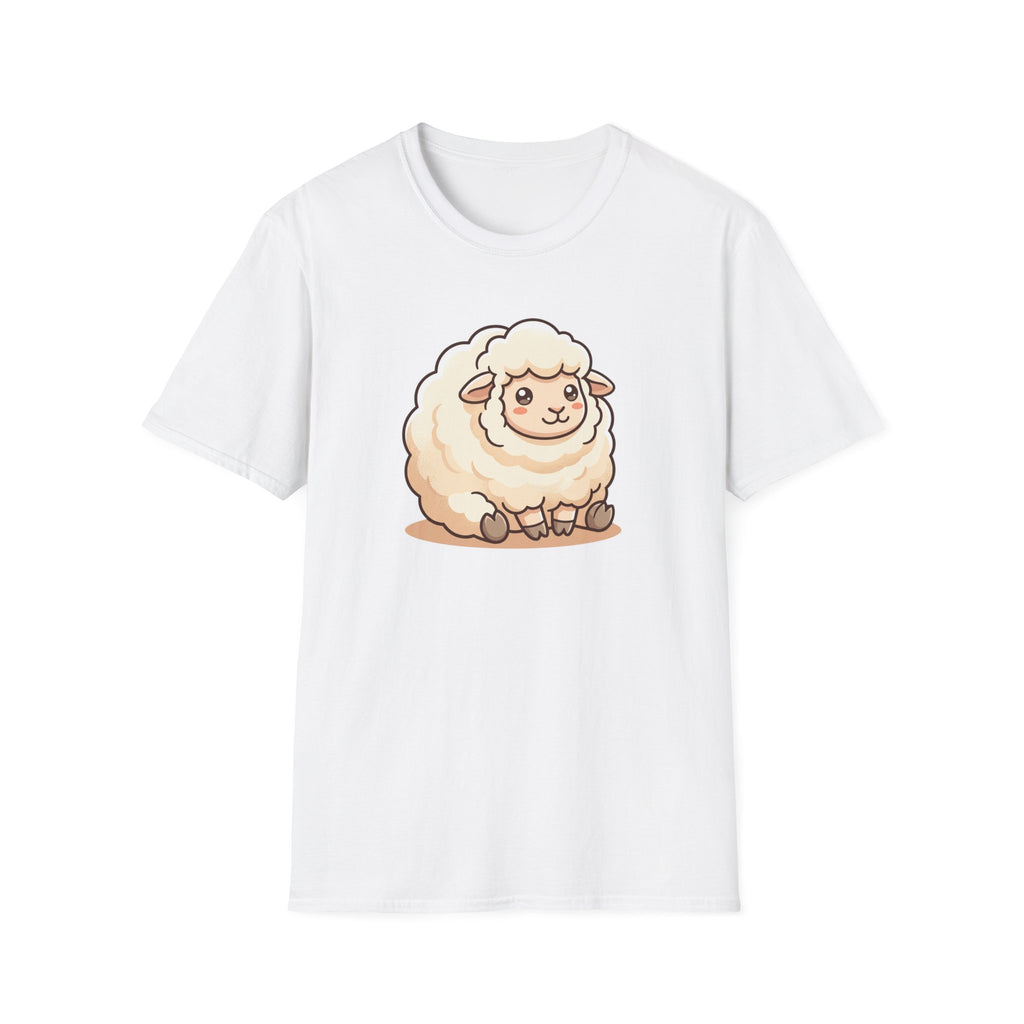 Cute Fluffy Sheep T-Shirt — Adorable Cartoon Lamb Tee